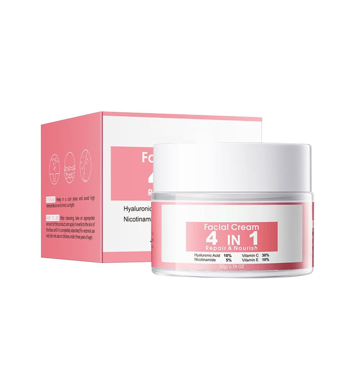 Cr Me Hydratante Hydratante Et Rajeunissante 4 En 1 Pour Tous Les Types De Peau 50g (1) - Buy Online on GoSupps.com