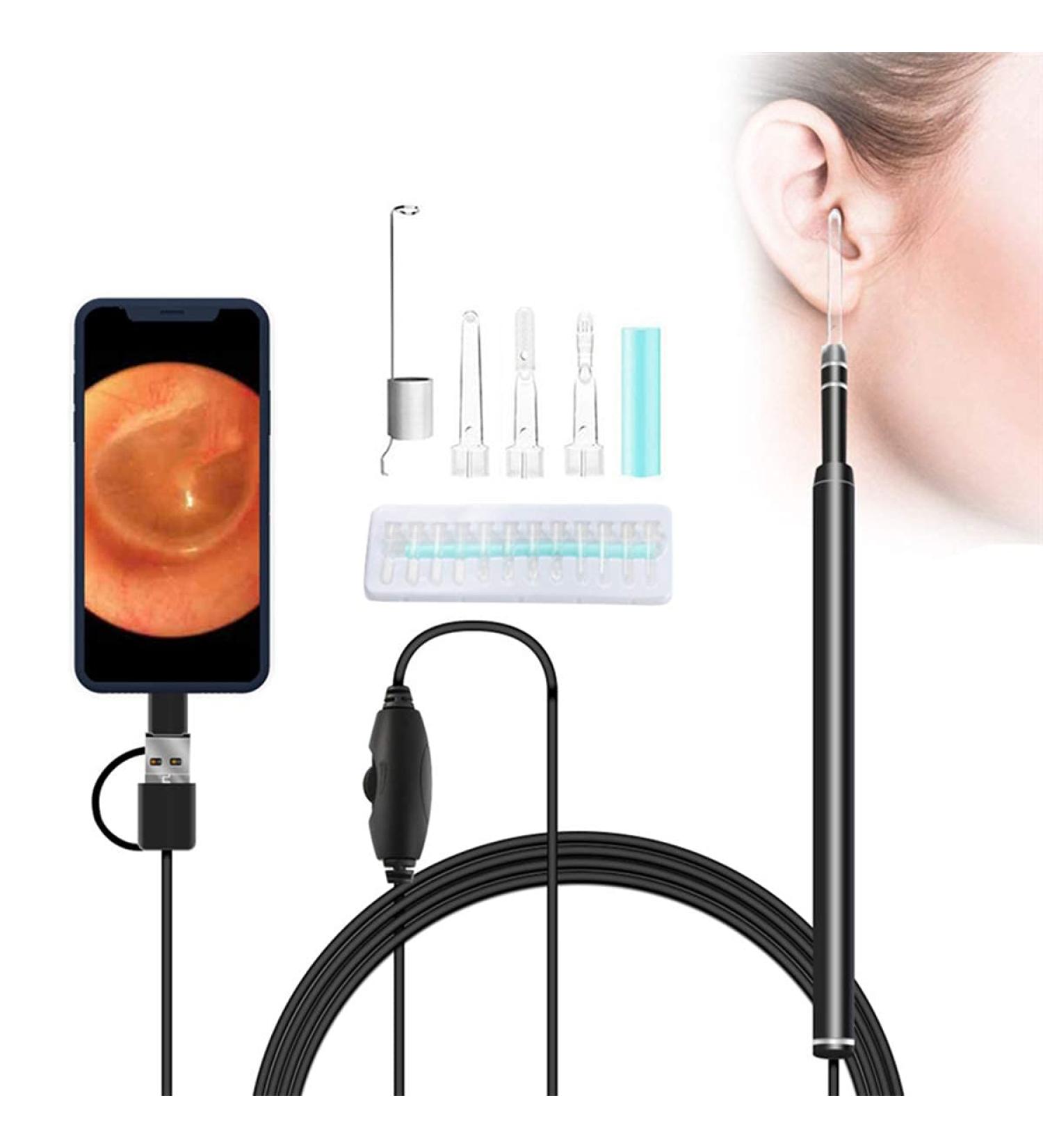 Rehomy Digital LED Otoscope Ear Camera - Earwax Removal Kit & Cleaning Tool for Perfect Ear Care - Buy Online on GoSupps.com