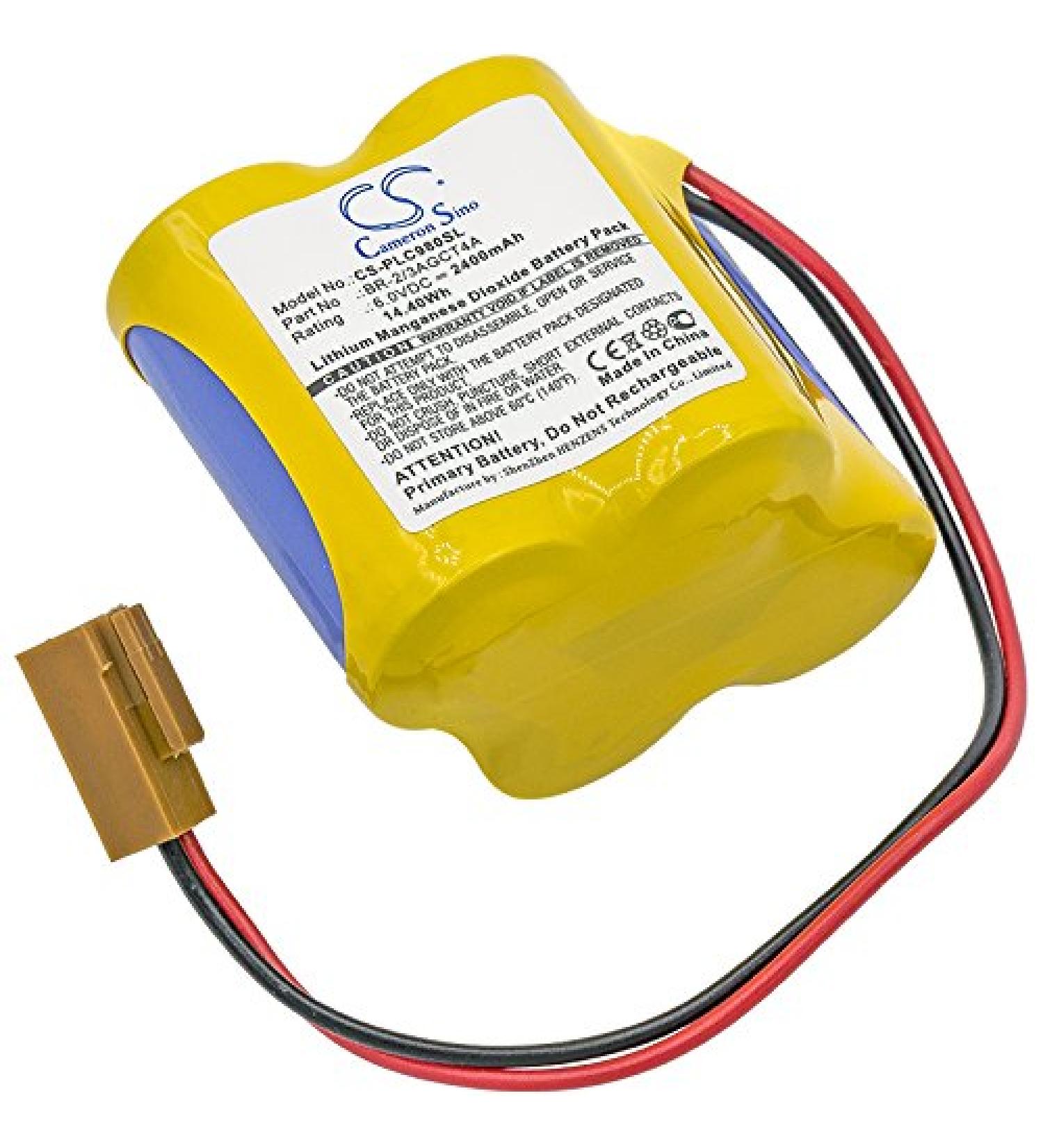 Replacement Battery for GE A06B-6114-K504 | A98L-0031-0025 | BR-2/3A4F | BR2/3AGCT4A | 2400mAh - International Shipping Available - Buy Online on GoSupps.com