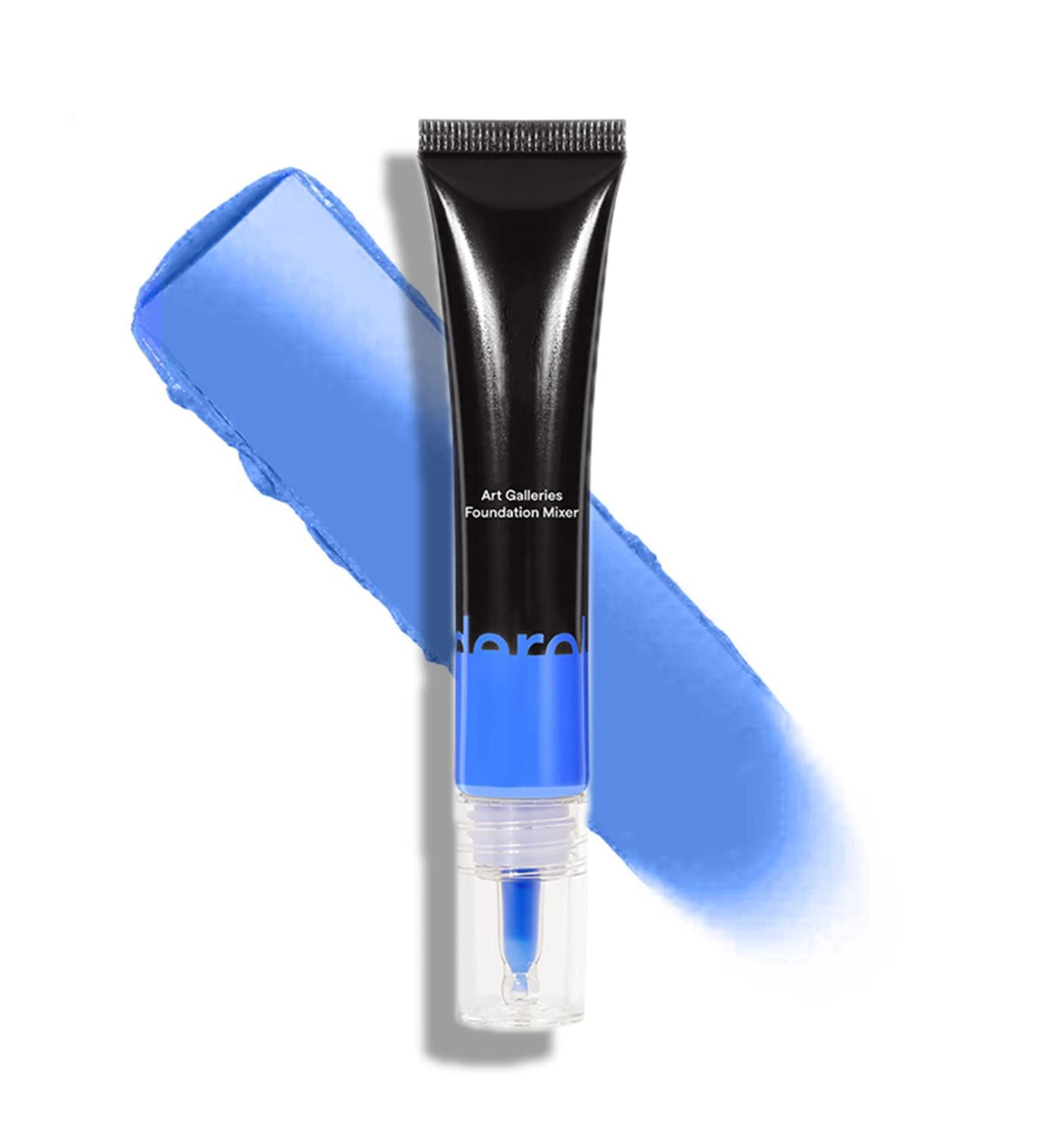 Blue Foundation Mixing Pigment - Color Corrector, Blendable & Buildable (Warm to Cold) - 02 Blue - Buy Online on GoSupps.com