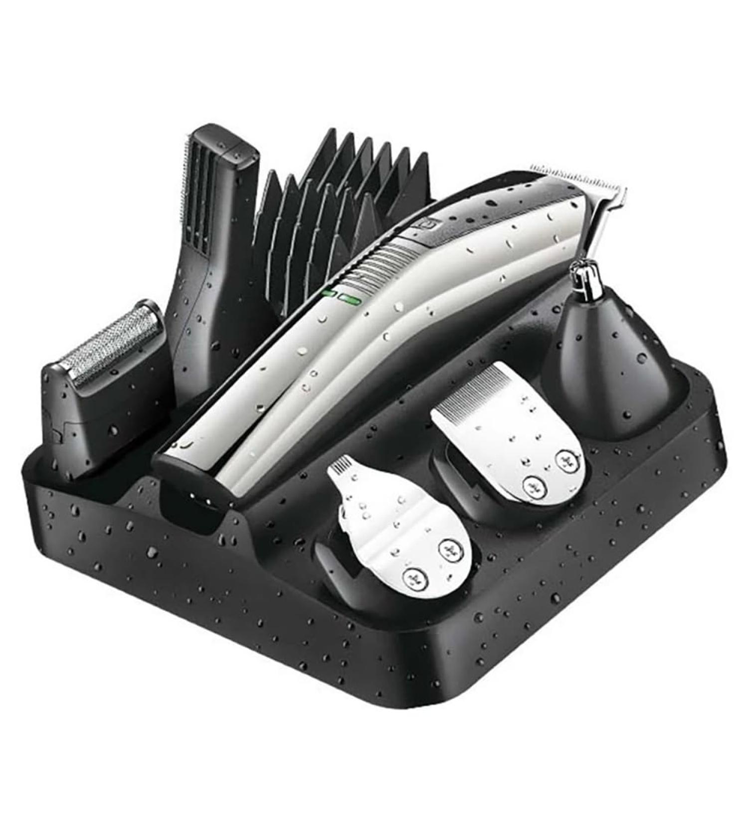 All-in-One Hair Trimmer for Men | Grooming Kit Beard Trimmer & Electric Shaver Rechargeable Body Nose Ear & Eyebrow Trimmer - Buy Online on GoSupps.com