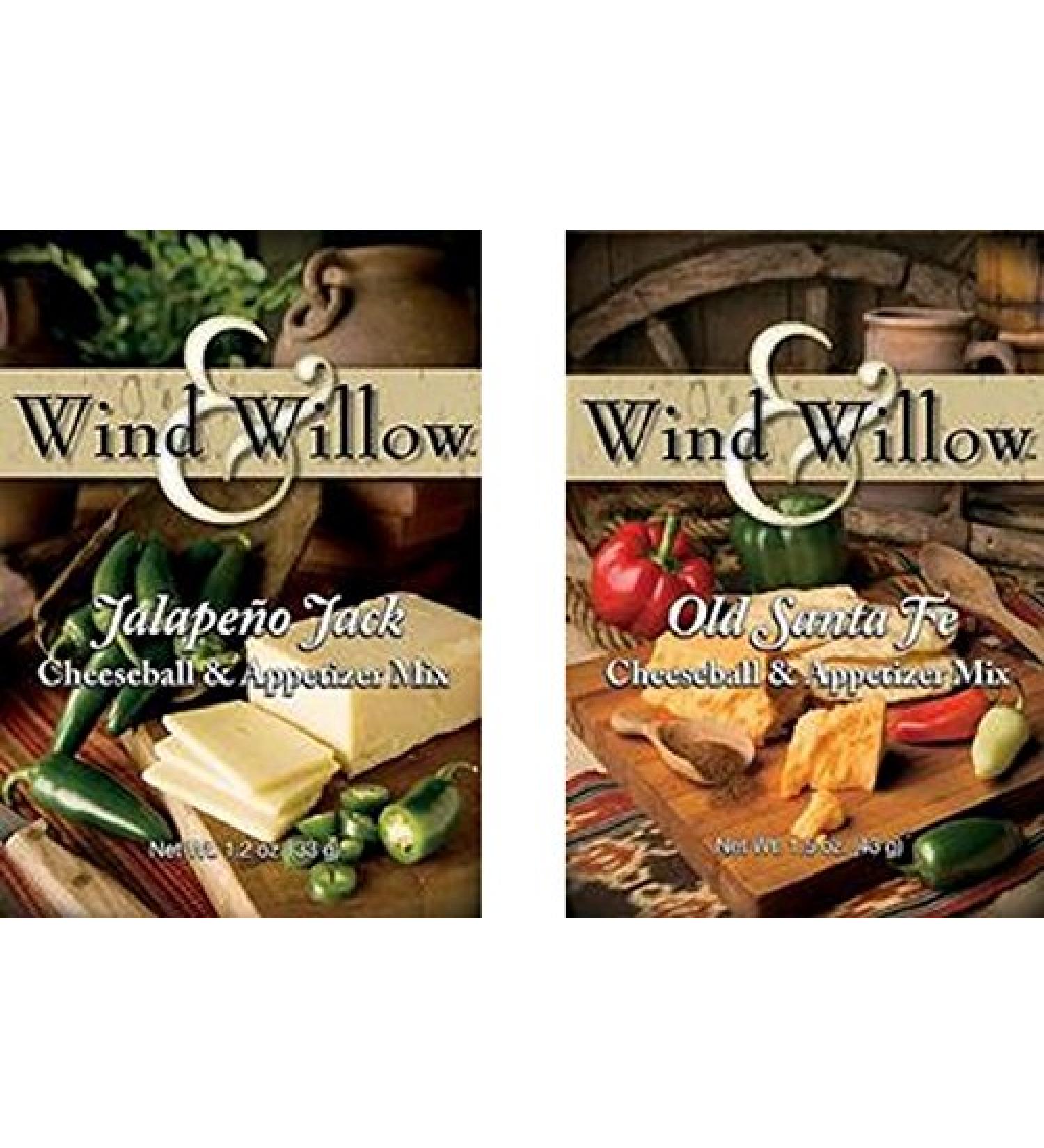 Wind & Willow All American Savory Cheeseball and Dip Mix Variety Pack - Jalapeno Jack & Old Santa Fe - Buy Online on GoSupps.com