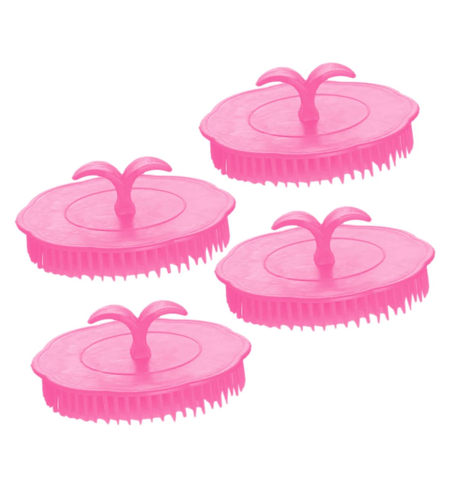 Collbath 4-Piece Massage Shampoo Brush Set | Scalp & Shower Hair Washer for Ultimate Hair Care - Buy Online on GoSupps.com