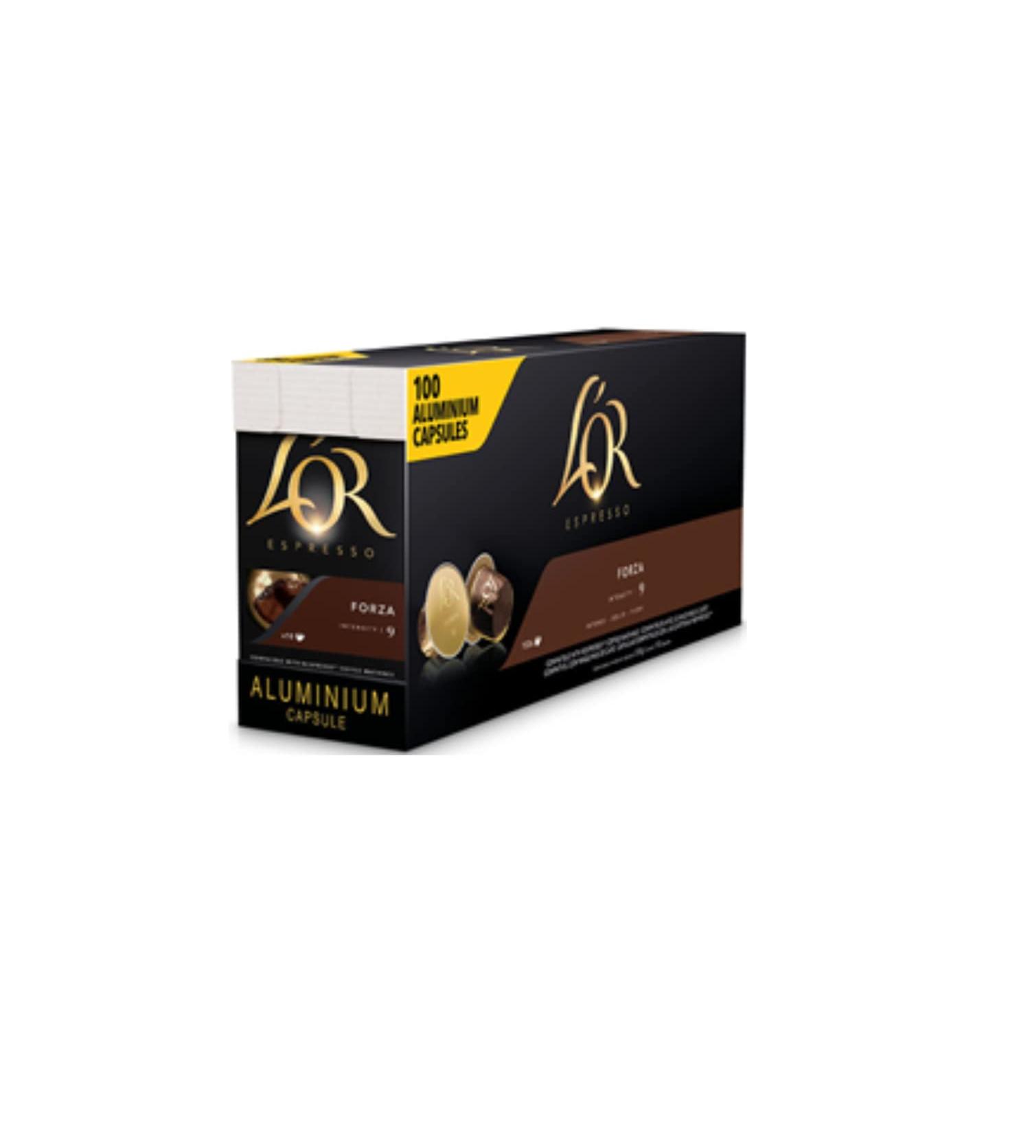 Café L'Or espresso Forza intensity 9-100 capsules