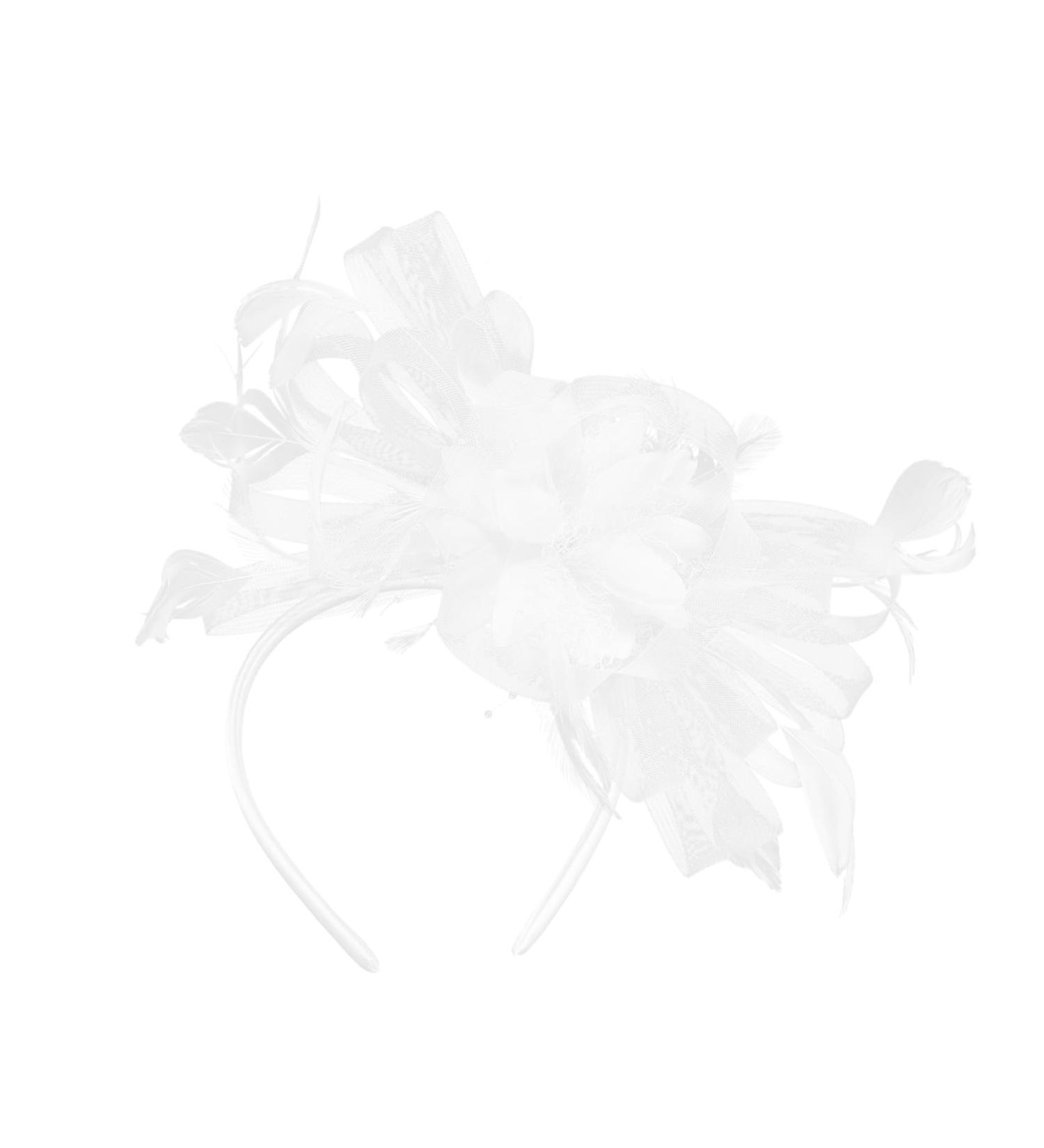 OFFSCH 1pc Hat Barrette Bride Hair Clip Womens Headbands Party Veil Headband Bride Headband Women Fascinator Hat Creative Hairpins Women's White Wedding Artificial Top Hat One Size White - Buy Online on GoSupps.com