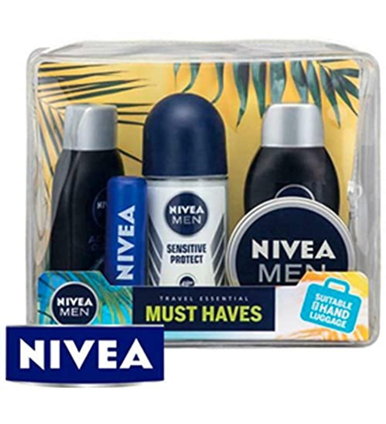 NIVEA MEN ESSENTIAL TRAVEL MUST HAVES 5 PIECE SET - Buy Online on GoSupps.com