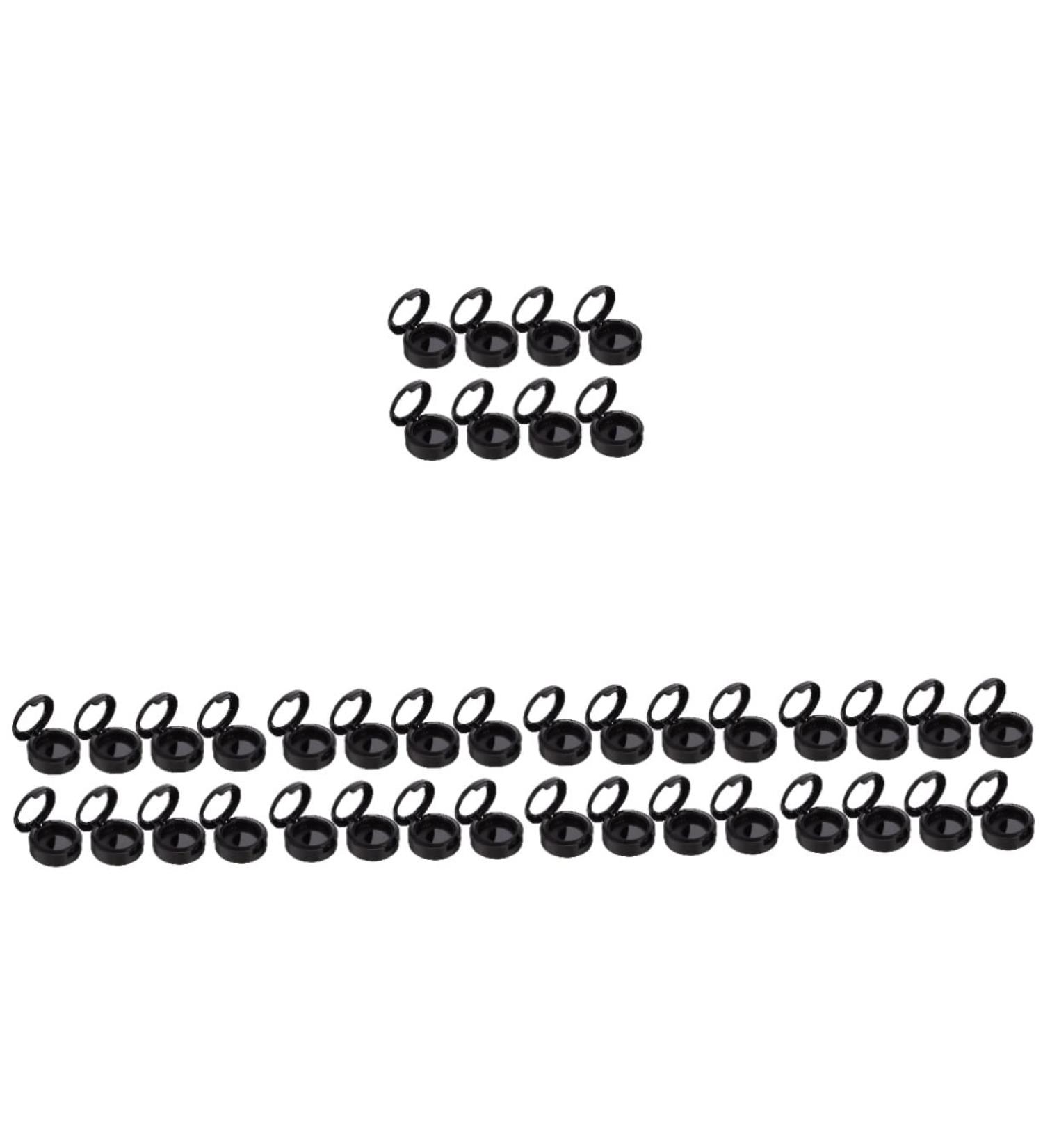 Beatifufu 40 pcs empty eye shadow box makeup samples bead container Makeup Case travel Cosmetic bottles round - Buy Online on GoSupps.com