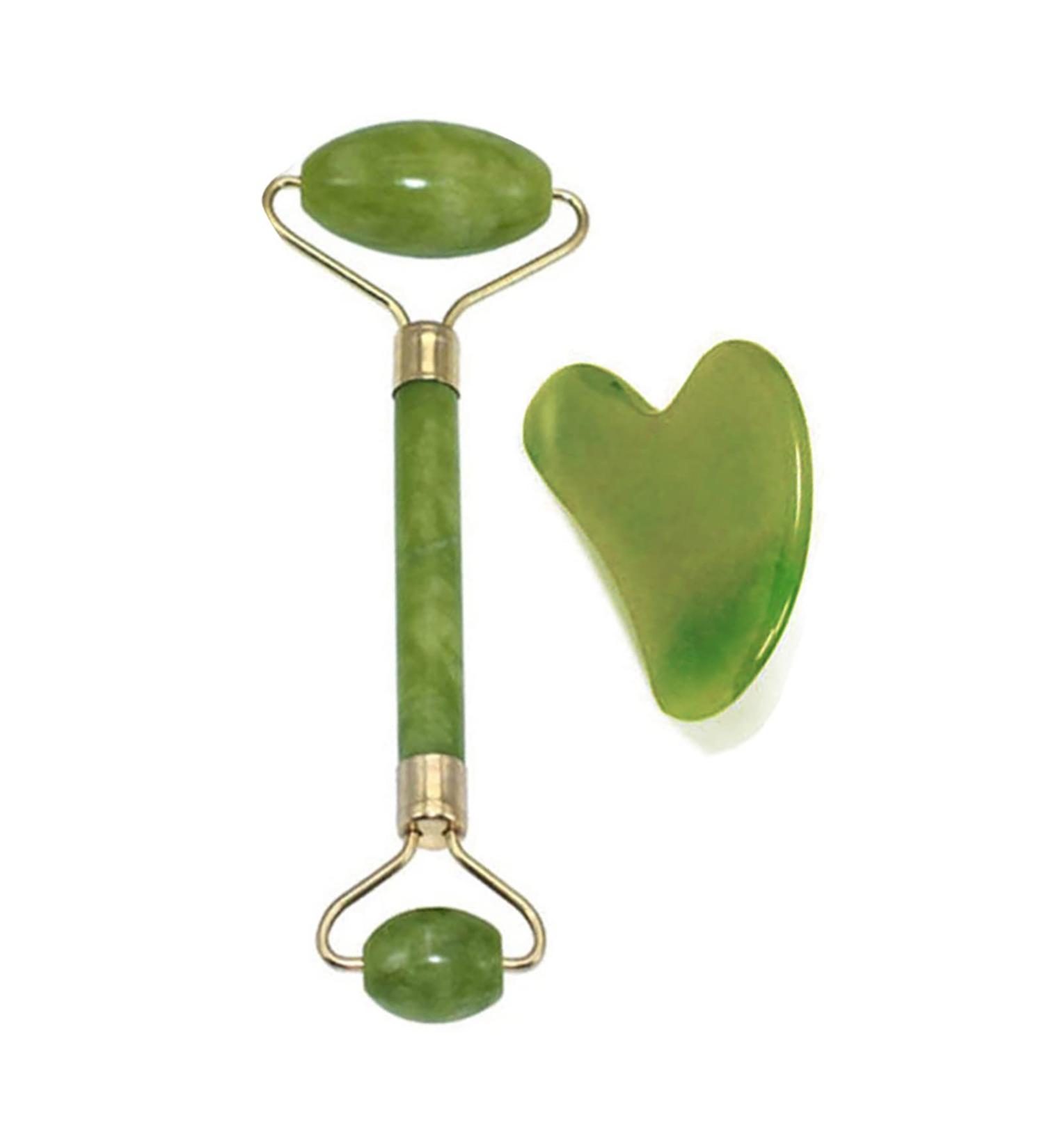 Sha Set - Relaxing Guasha Tool for Face Facial Roller Facial Tools Face Roller and Sha Facial Tool Decrease Puffiness Soothe Tense Regain Youthful Luster Tmay - Buy Online on GoSupps.com