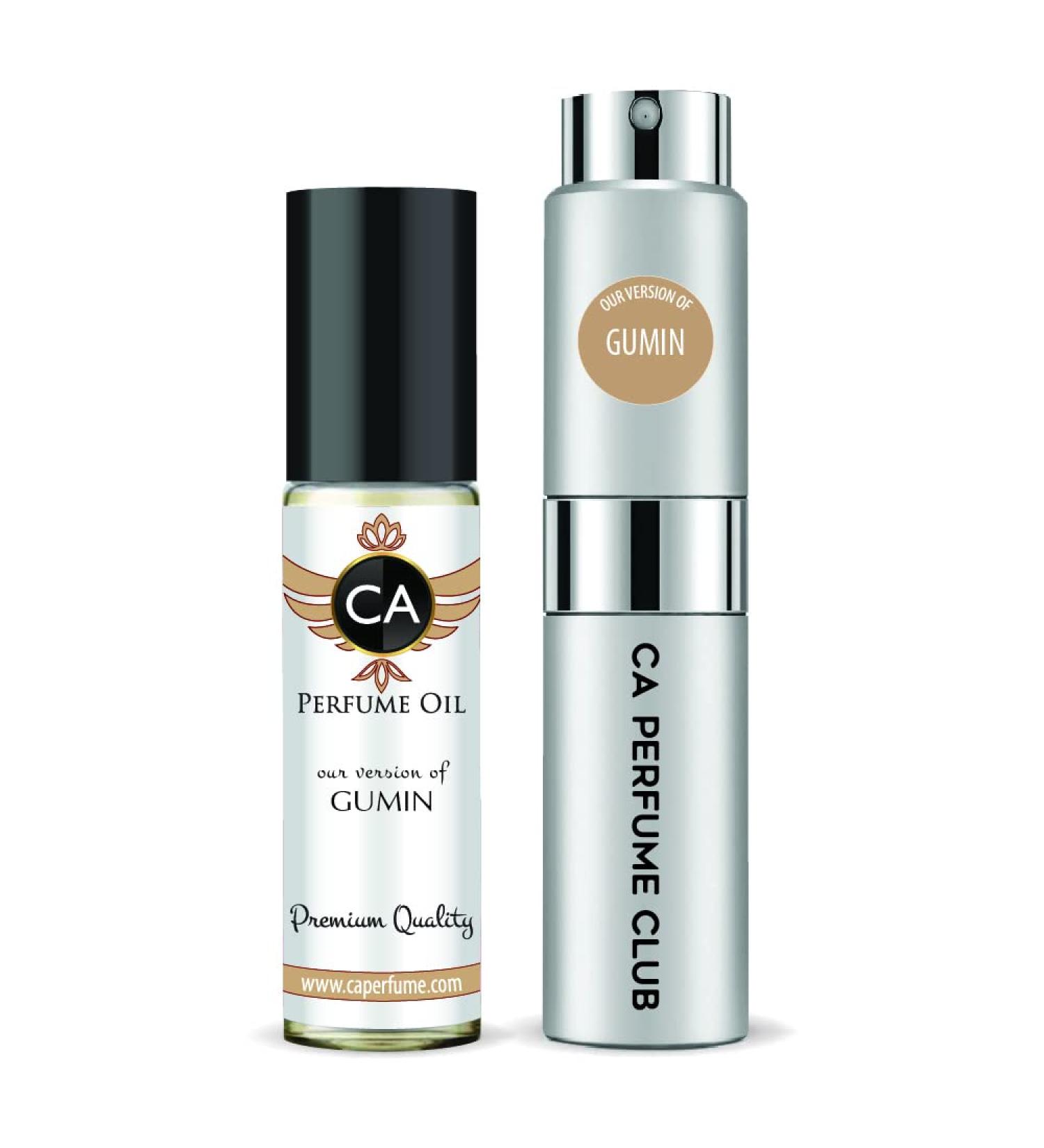 CA Perfume Duo Impression of Terenzi Gumin For Women & Men Eau de Parfum Refillable Atomizer Sprayer + Fragrance Body Oil Long Lasting Sample Travel Size Roll-On Bottle 0.27 Fl Oz+0.33 Fl Oz - Buy Online on GoSupps.com
