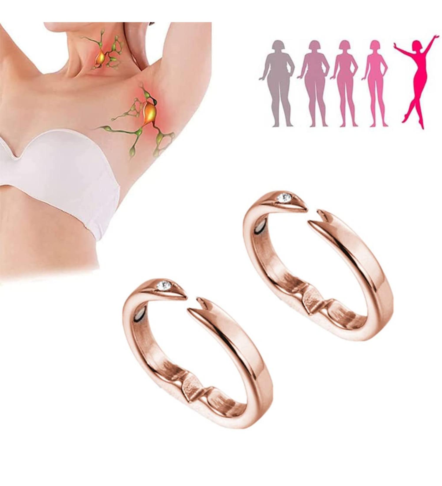Buy Lymphatic Drainage Magnet Ring | Anti-Snoring & Detox Slimming Rings for Men & Women - Adjustable Weight Loss Solution - Buy Online on GoSupps.com