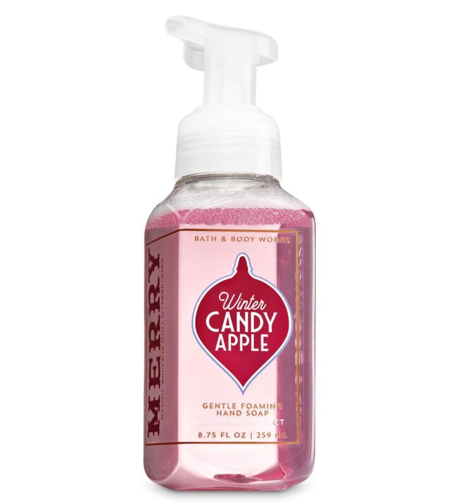 Bath Body Winter Candy Apple Gentle Foaming Hand Soap | 8.75 Fl Oz | Scented with Natural Essential Oils