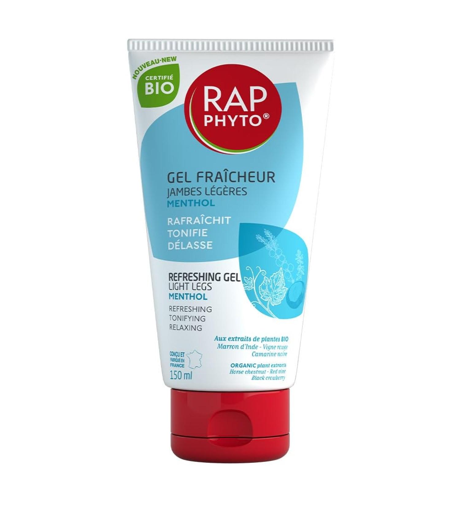 Gel Fra cheur Menthol Jambes L g res 150ml Rap Phyto