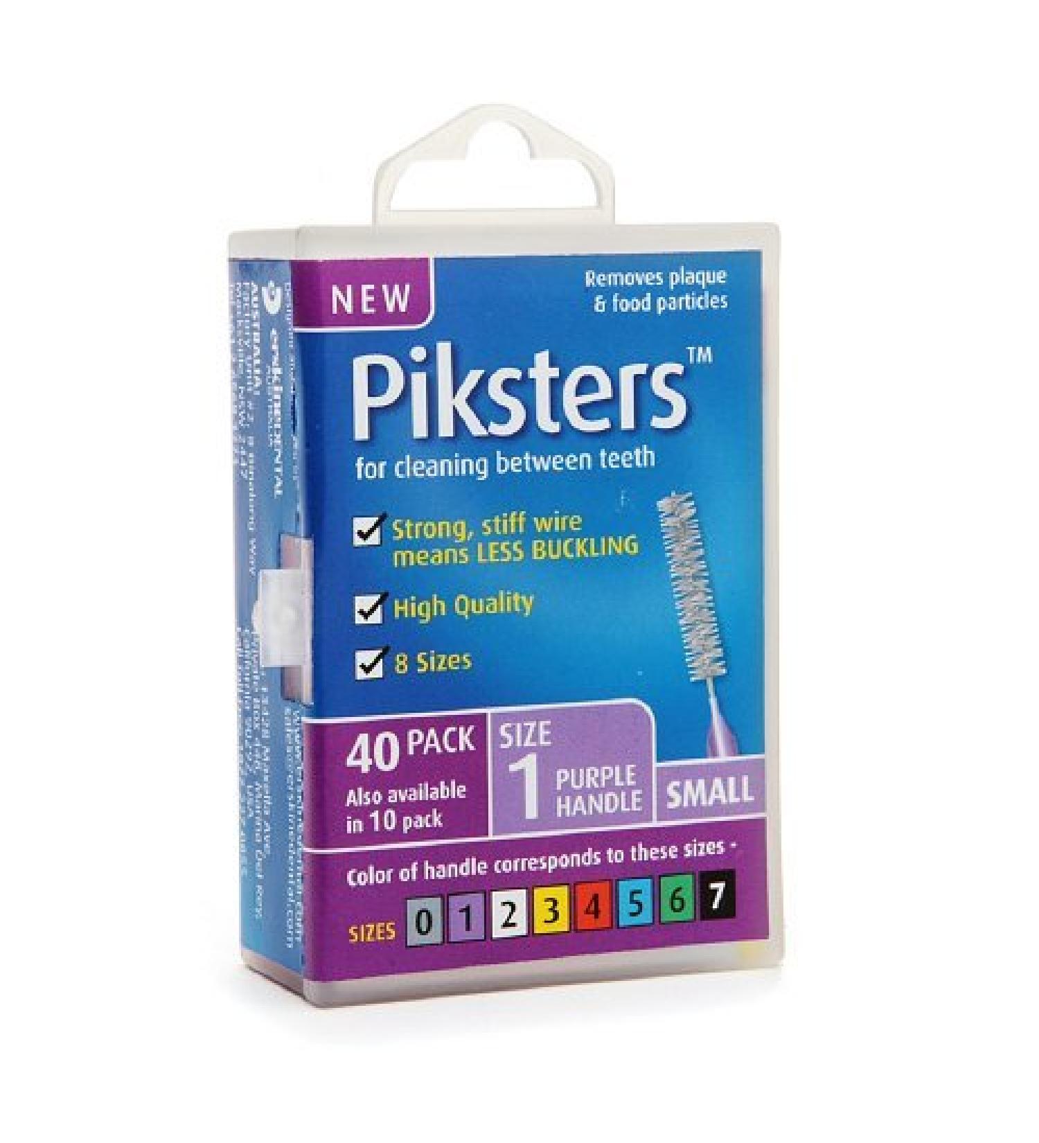 Piksters interdental brushes size 1 40 pieces