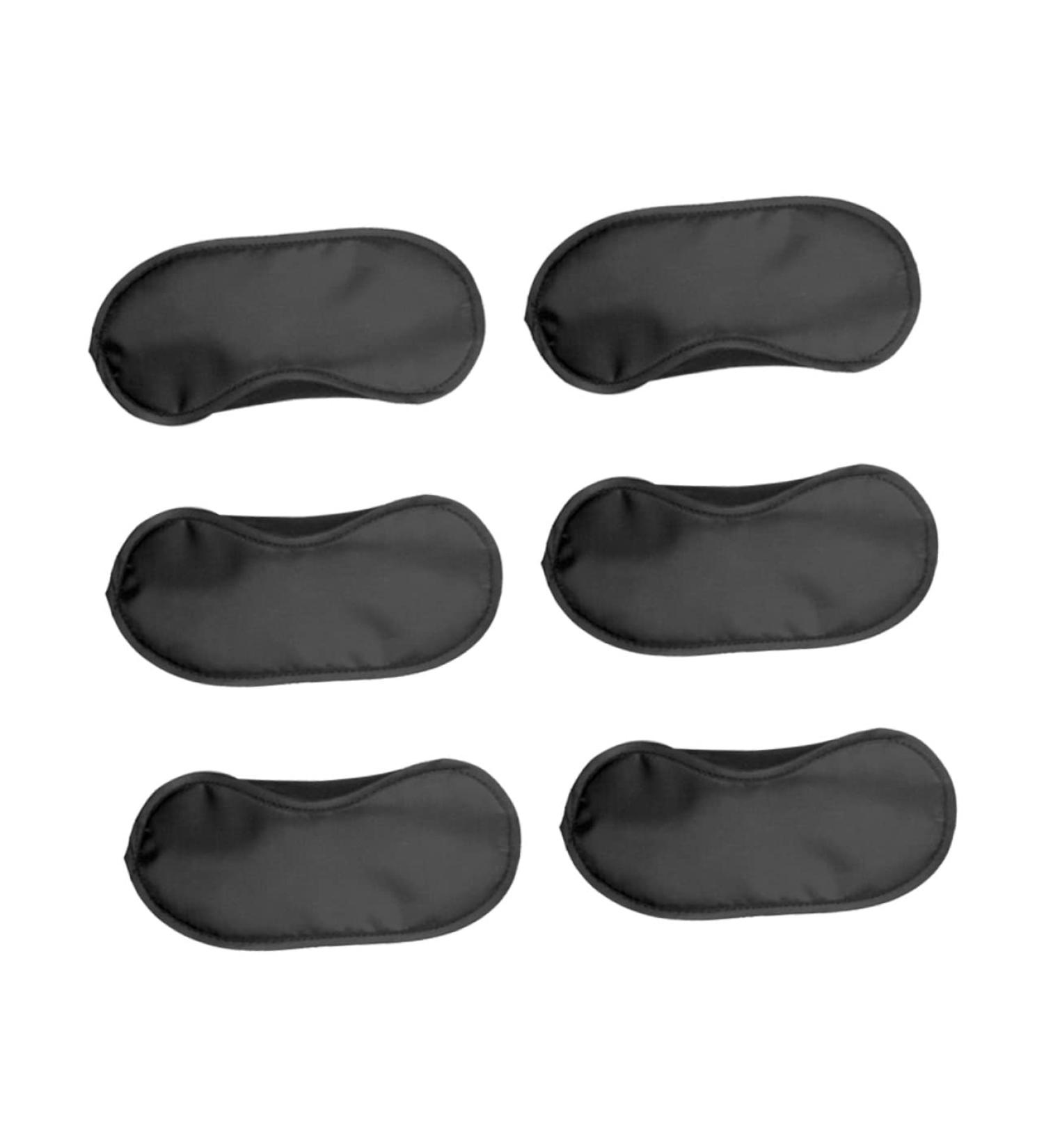 Lurrose 20pcs Silk Eye Mask Travel Eye Patch - Black Sleeping Mask for Restful Sleep and Relaxation - Buy Online on GoSupps.com