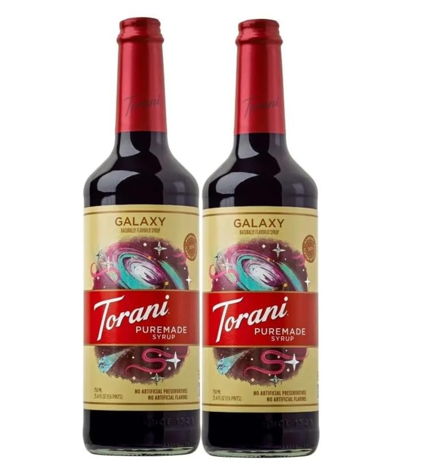 Torani Puremade Galaxy Flavour Syrup 750ml 2 Pack - Buy Online on GoSupps.com