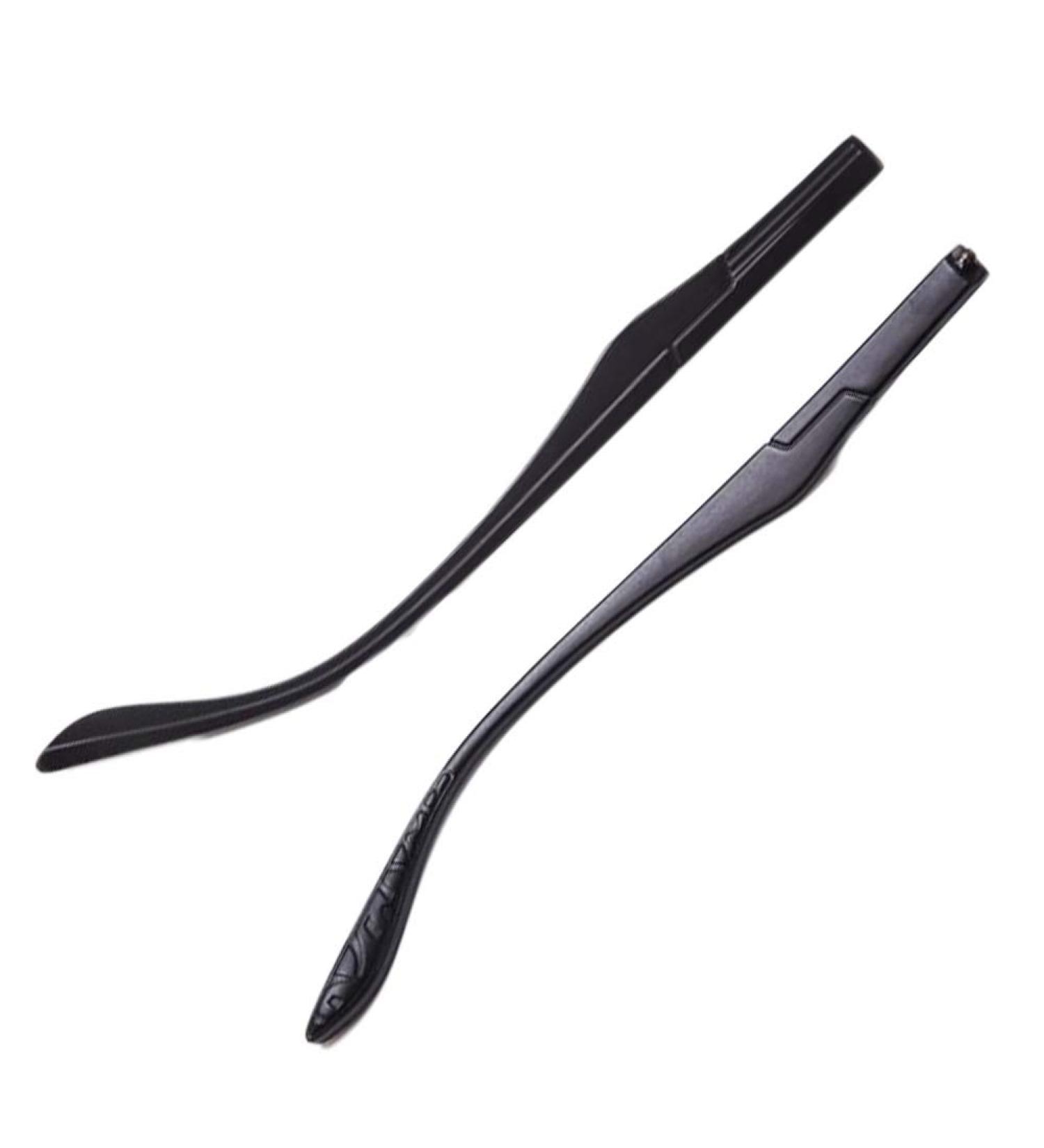 VIORNO Eyeglass Legs Glasses Legs 1 Pair Plastic Eyeglass Replacement Temple Arm for Men Women Eyeglasses Temple Repair Black