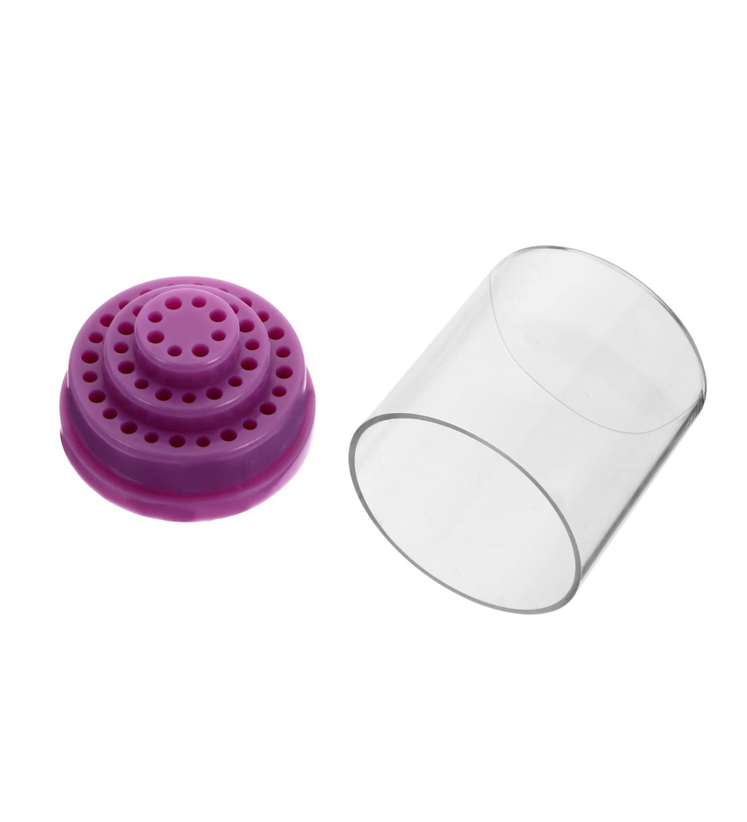 Beaupretty Drill grinding head storage box nail drill bits drill bits display nail drill bit container nail bit Nail Salon Nail Tools Holder Drill Bits Storage Holder base small pp Storage - Buy Online on GoSupps.com