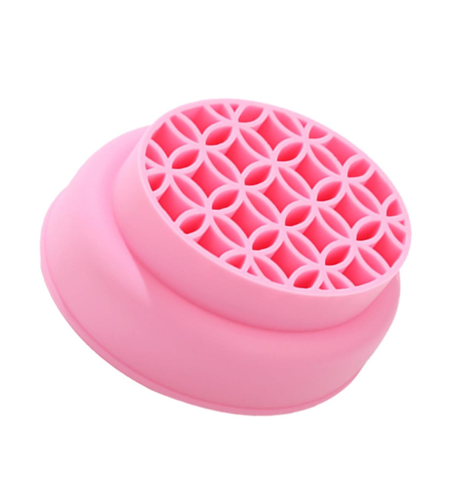 Beavorty cosmetic brush cleaner silicone makeup brush holder wash bowl Storage Box make up brush cleaner brush cleaning brush drying rack makeup brush cleaner bowl make up makeup brush - Buy Online on GoSupps.com