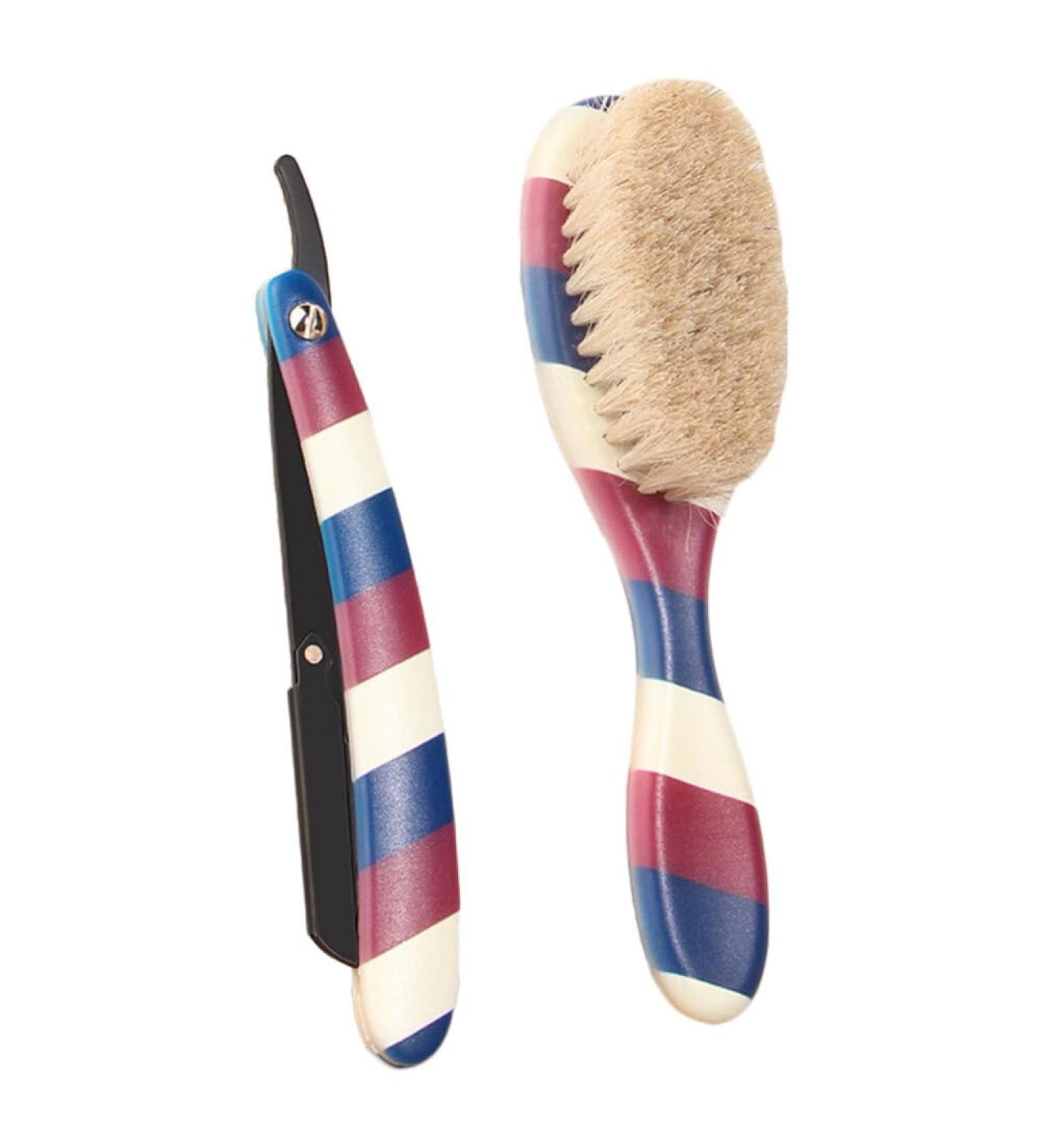 NOLITOY Men's Shaving Kit - Premium Razor Brush & Tools for a Perfect Shave | International Shipping Available - Buy Online on GoSupps.com