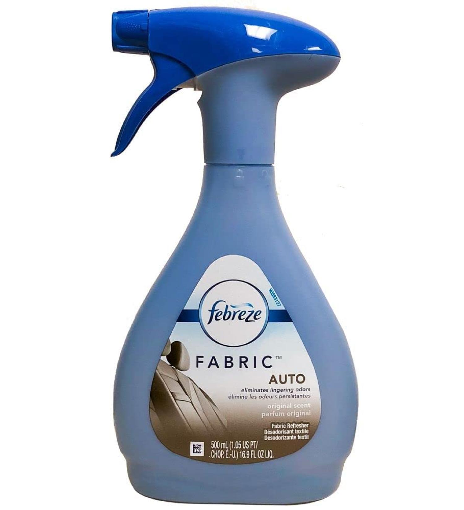 Febreze Fabric Refresher Auto Spray 500ml - Odor Eliminator for Car Interiors - 16.9oz Pack of 1 - Buy Online on GoSupps.com