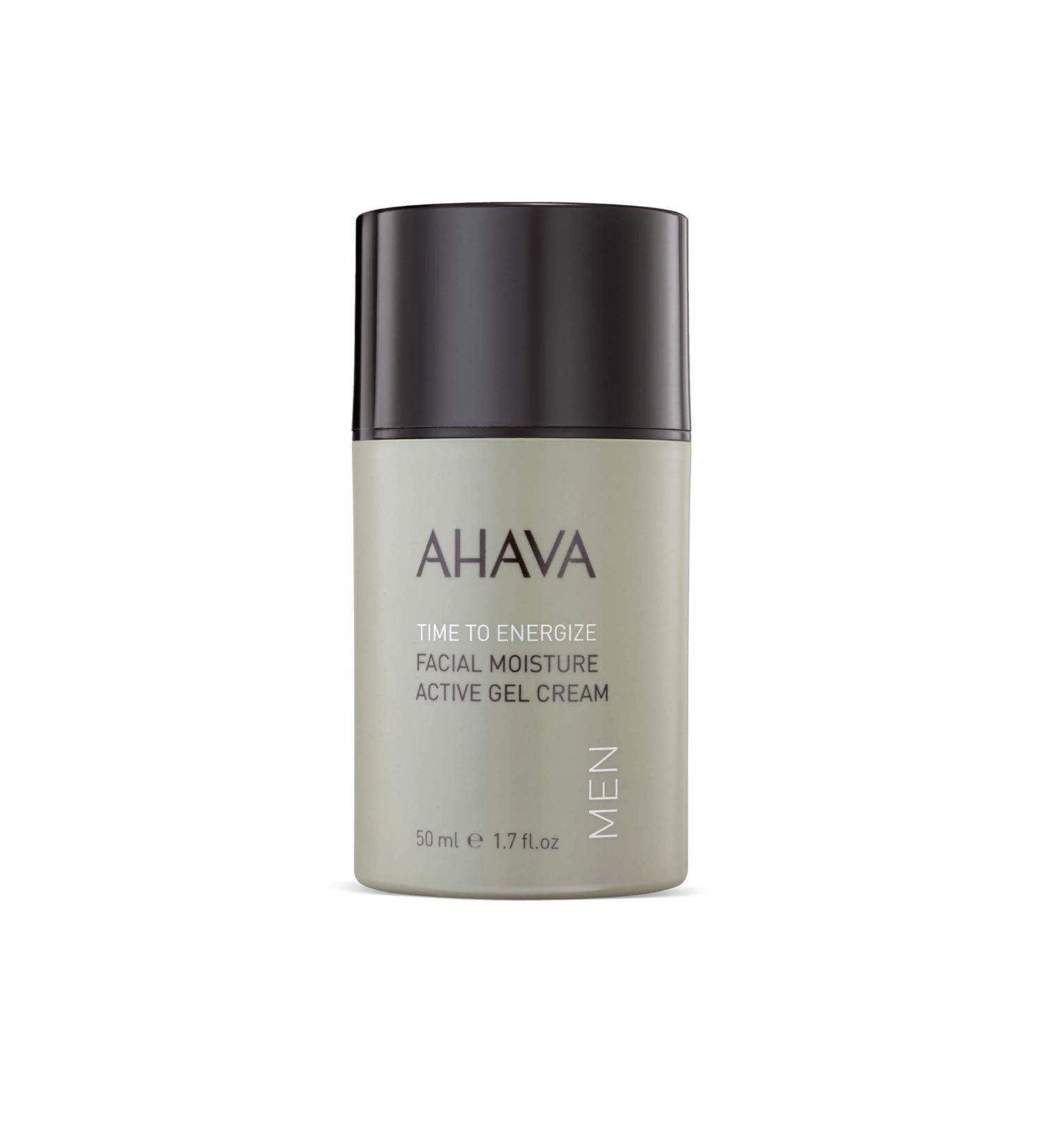 AHAVA Men's Facial Moisture Active Gel Cream - Hydrating Skincare 1.7 Fl. Oz. | International Shipping Available - Buy Online on GoSupps.com
