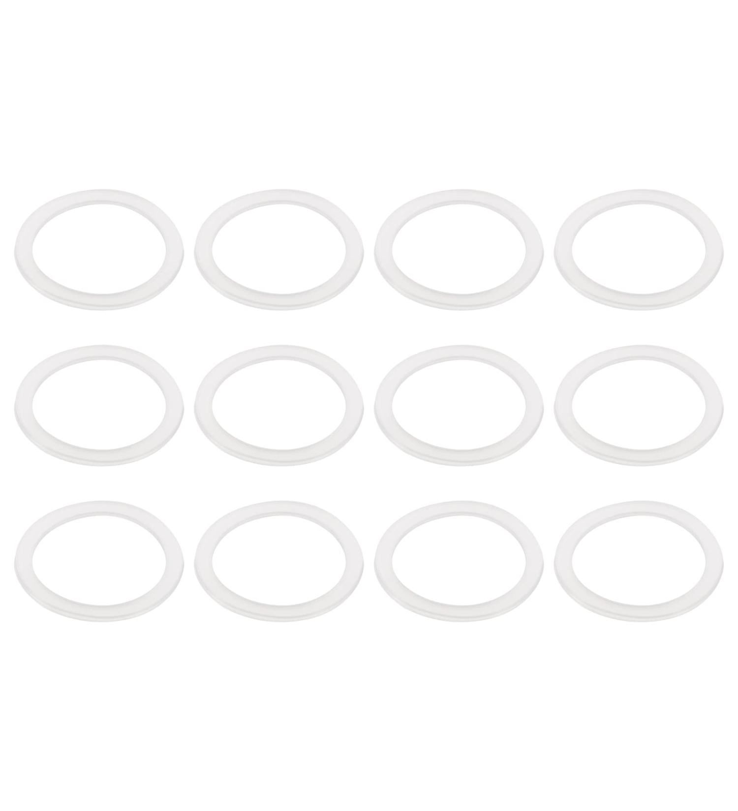 Sourcing Map Silicone Seals for Mason Jar 12pcs - Leak Proof Rubber Gasket for Glass Jars Standard Mouth - White 70mm - Buy Online on GoSupps.com