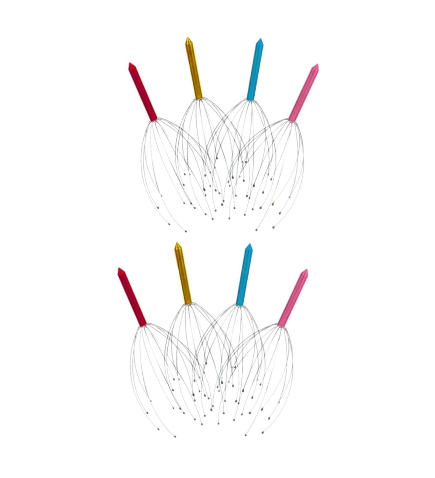 Beavorty 8 STK Handy Head & Hair Massage Device | Scalp Massager Tool for Ultimate Relaxation & Hair Care - Buy Online on GoSupps.com