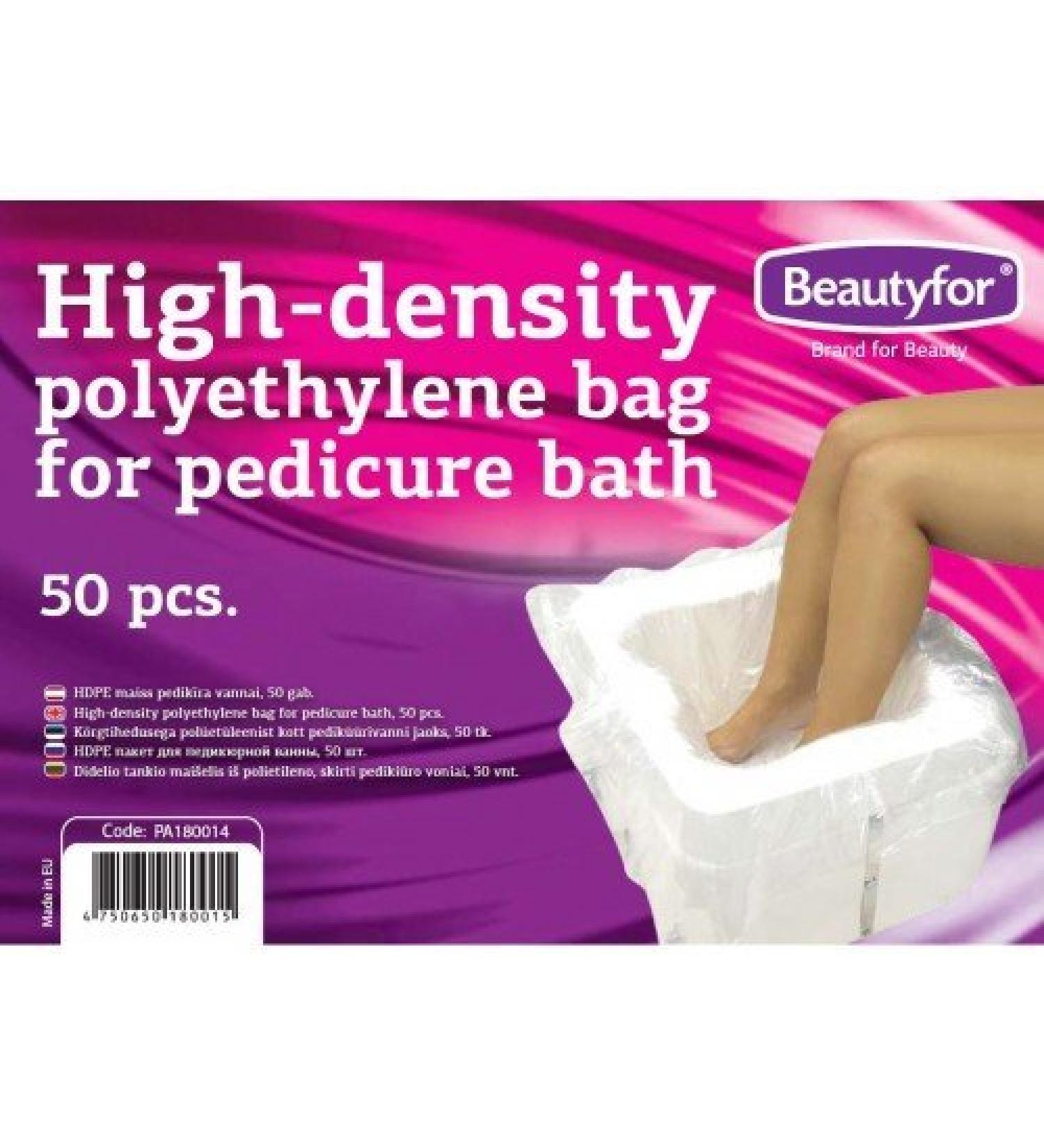 Disposable Polyethylene Bags for Pedicure Bath Liners for Pedicure Bath 50pcs