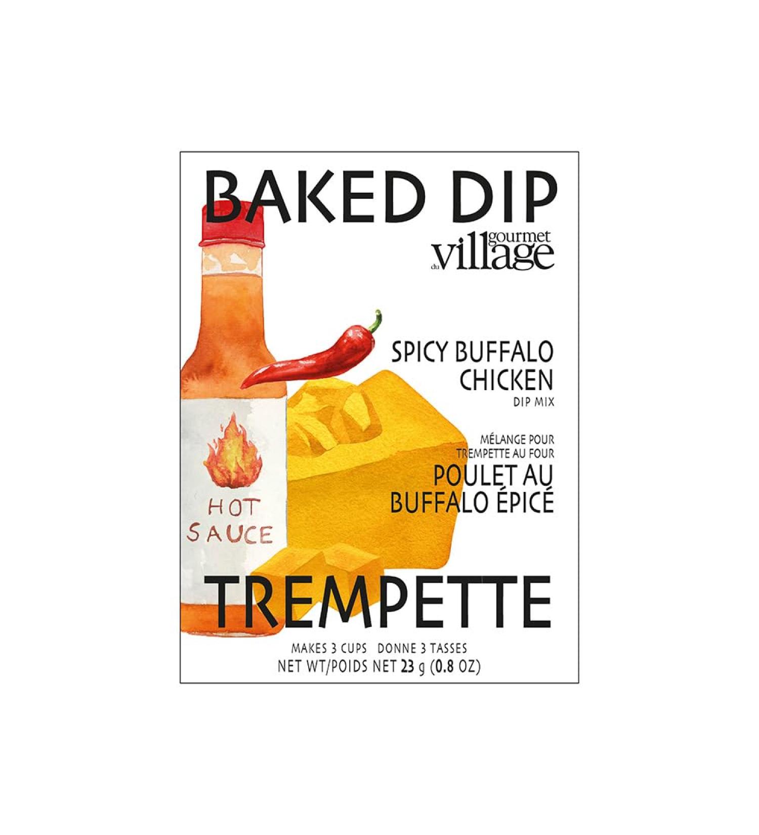 Gourmet du Village Dip Spicy Buffalo Chicken Recipe Box - Buy Online on GoSupps.com