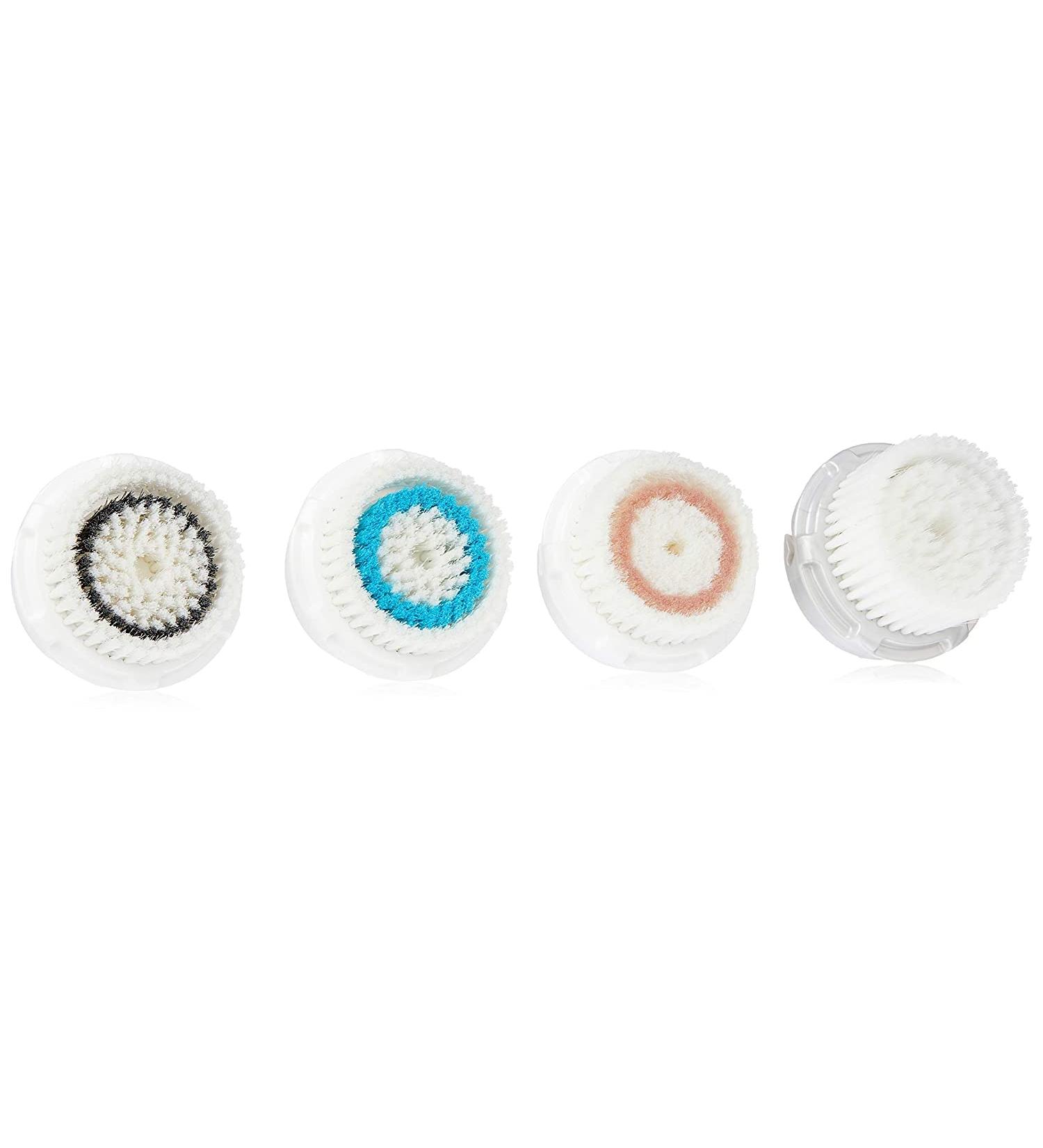 Clarisonic Brush Head Replacement Set - 4 Count Compatible with Mia 1, Mia 2, Mia Fit, Smart Profile, Uplift, Alpha Fit X - Pack of 1 - Buy Online on GoSupps.com
