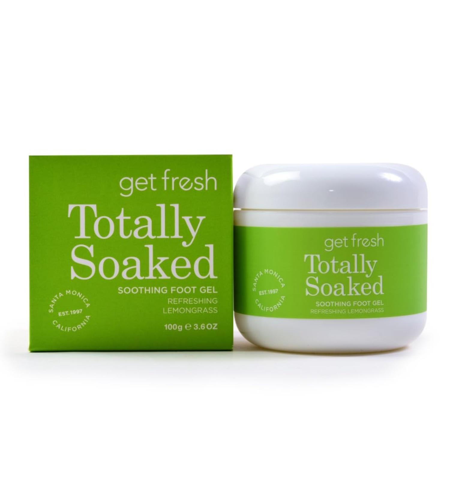 Get Fresh - Totally Soaked Soothing Softening Foot Gel Lemongrass 100g - Buy Online on GoSupps.com