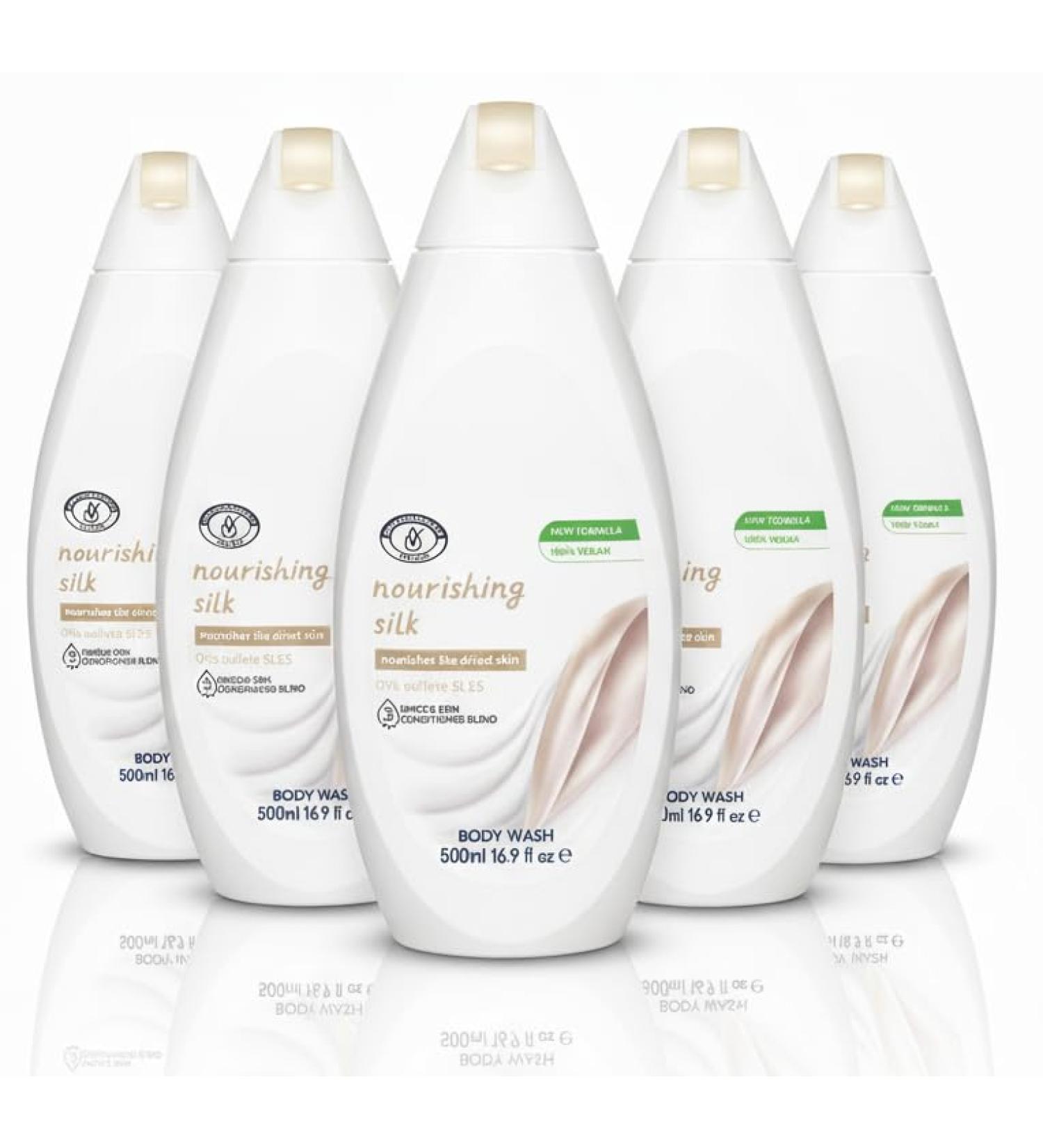 HealthAZ BODY WASH NOURISHING SILK 500ML PACK OF 6