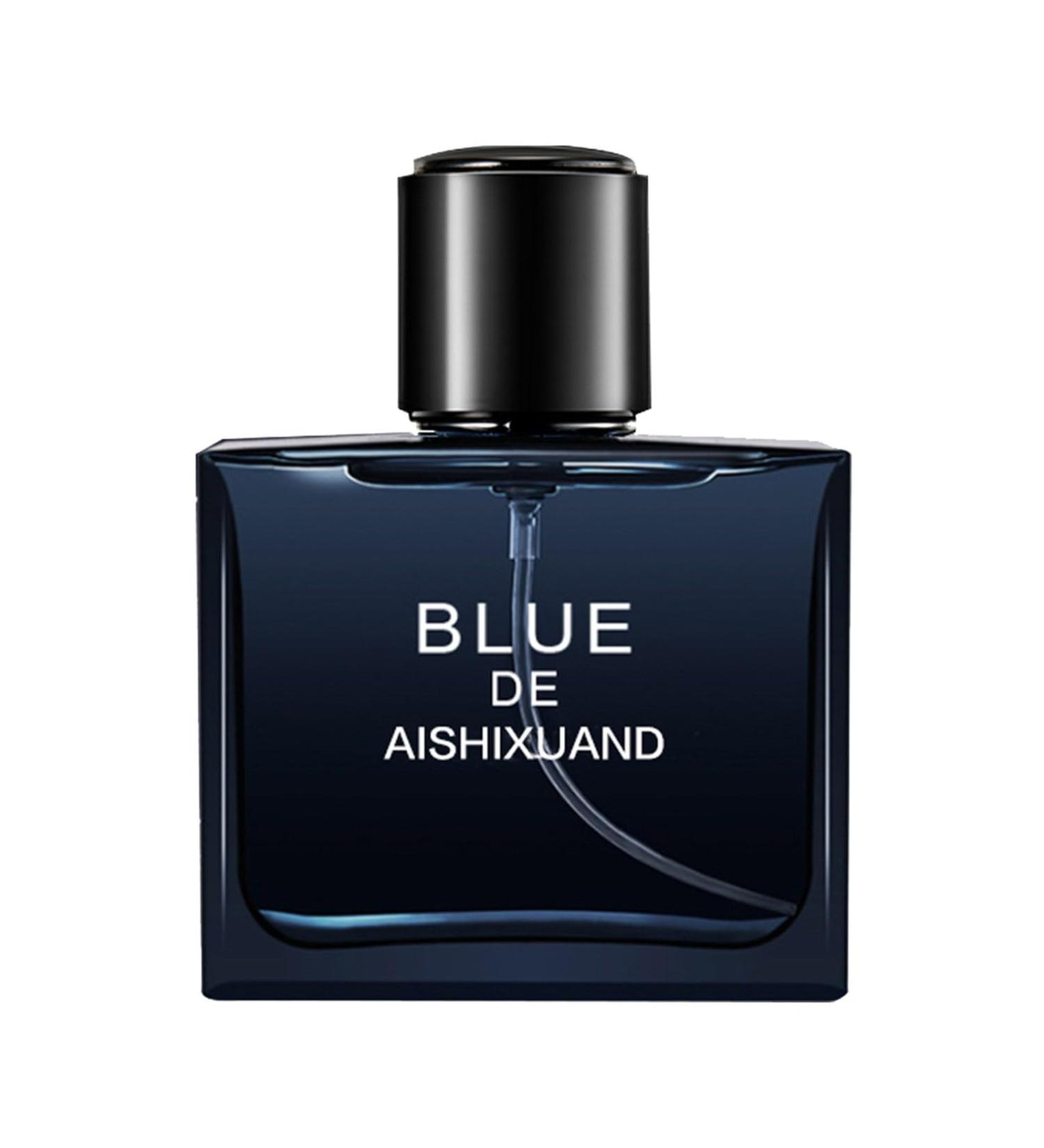 Pheromone Cologne for Men Eau De Toilette for Men Fresh & Elegant Cologne Long Lasting Fascination Gifts For Men(50ml/1.7fl.oz) Blue - Buy Online on GoSupps.com