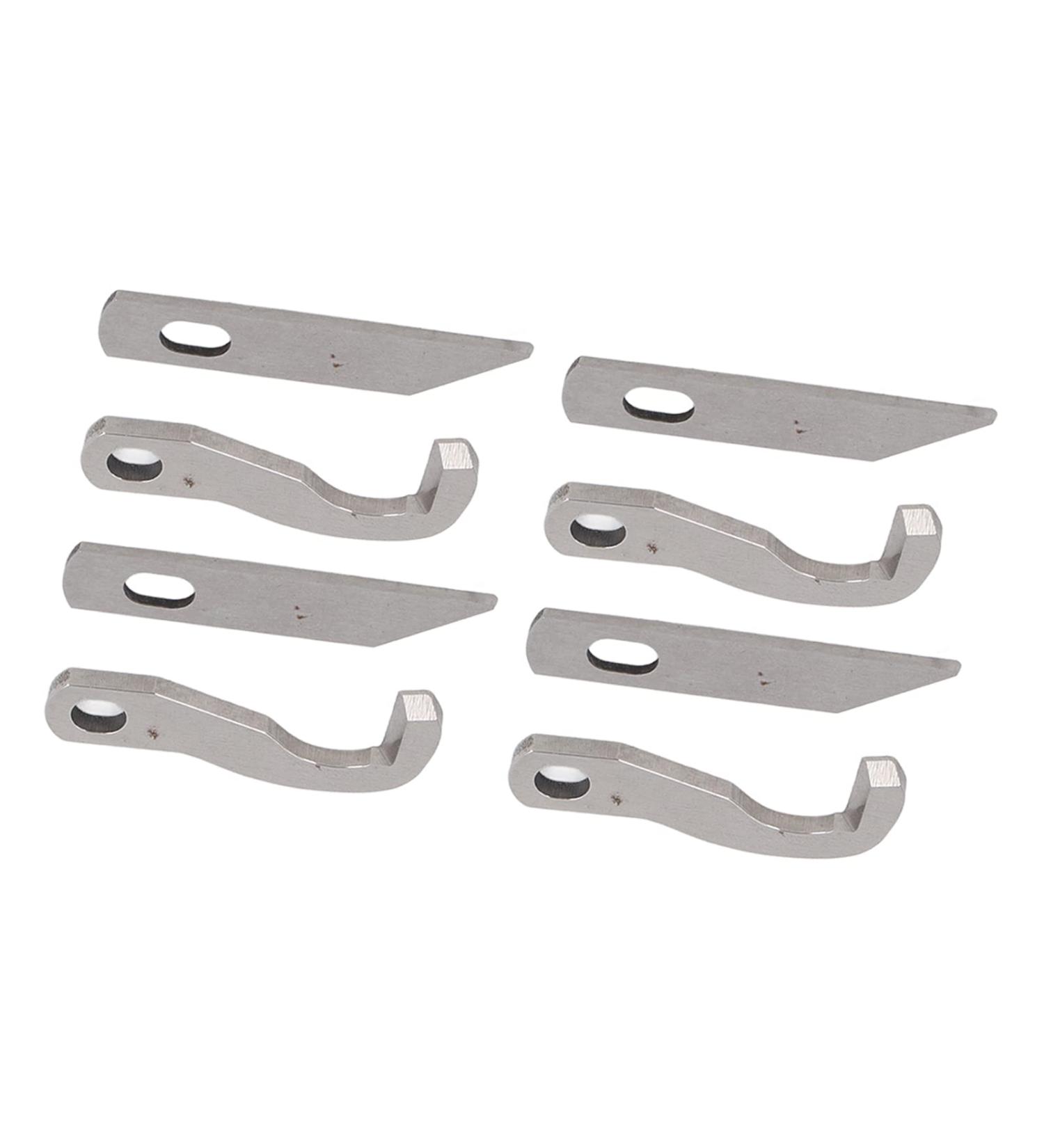 Overlocker Knife  Serger Blade 8Pcs High Efficiency Metal Smoothing Cutting for PL1500 PL2000 - Buy Online on GoSupps.com