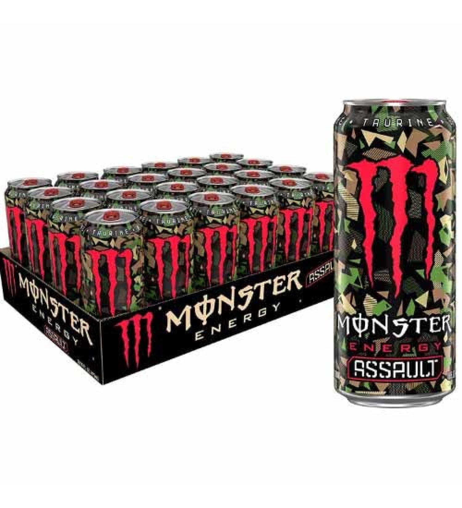 Monster Assault 12x 500ml - Buy Online on GoSupps.com