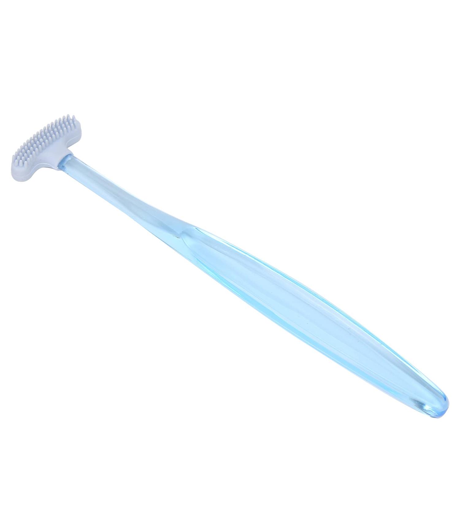 Verdant Touch Oral Care Tongue Scraper & Brush | Professional Bad Breath Removal Tool for Fresh Breath - Buy Online on GoSupps.com