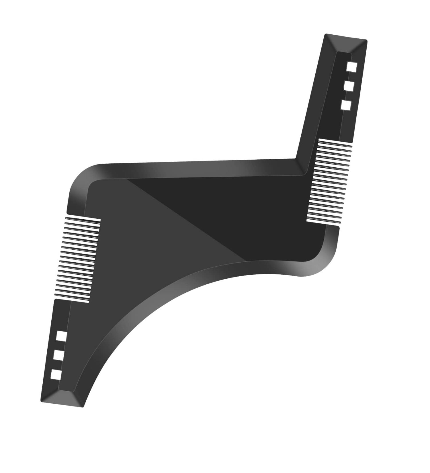 Accessotech Beard Styling Shaping Template Comb Barber Tool Symmetry Line Up Trimming Guide - Buy Online on GoSupps.com