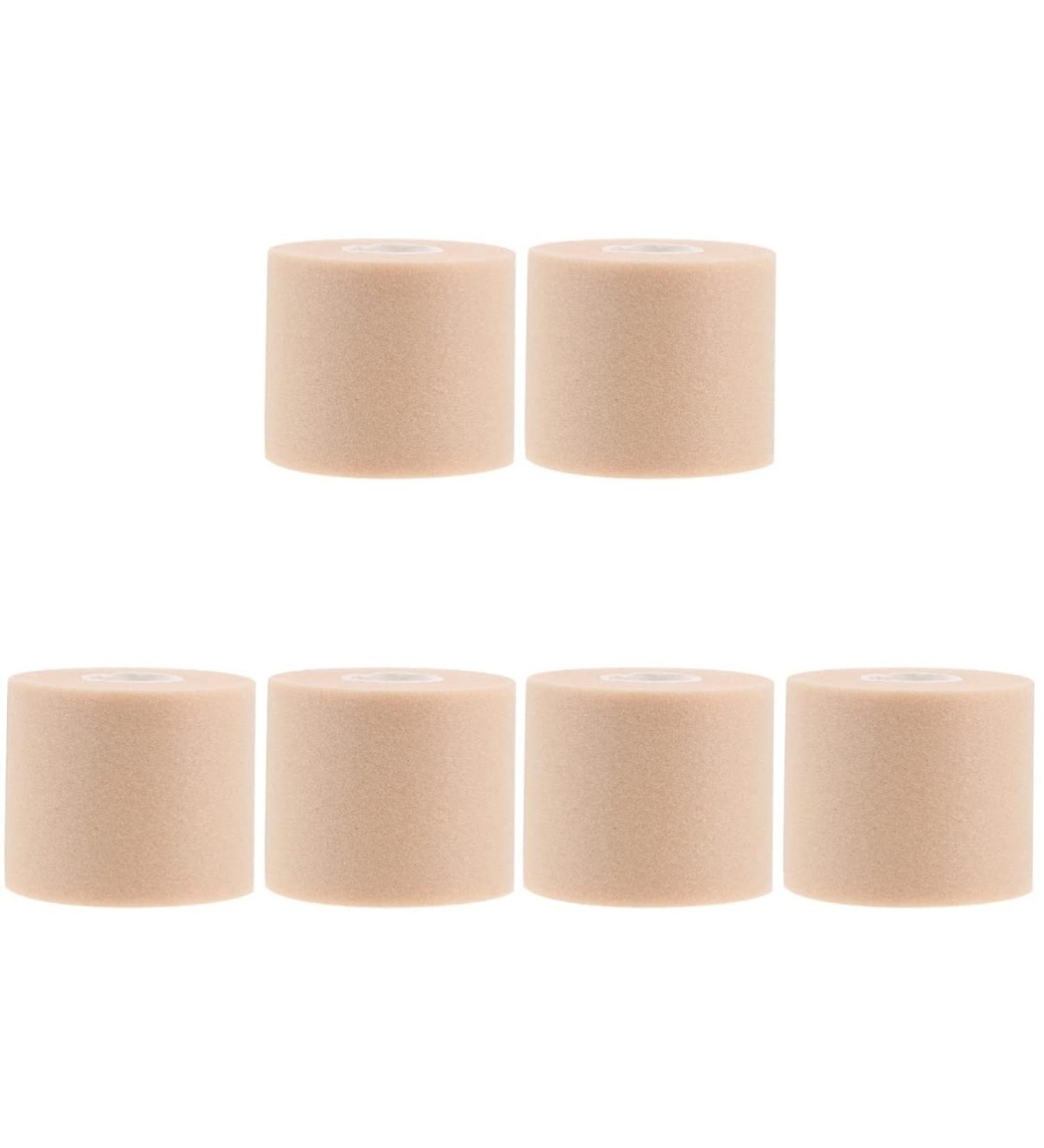 6 Rolls Healeved Sports Tape for Wrist Injuries - Absorption Proof Tennis Tapes for Racket, Fingers, Ankles - Skin-Colored 6.5x6.5x6cm (Pack of 3) - Buy Online on GoSupps.com