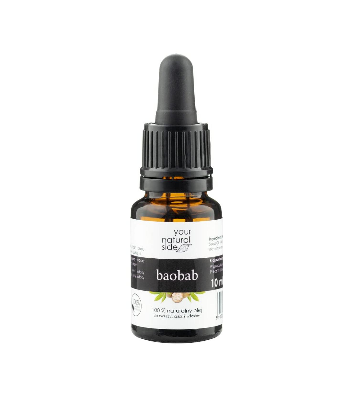 Your Natural Side baobab cosmetic oil | Adansonia Digitata Seed Oil 10 ml unrefined