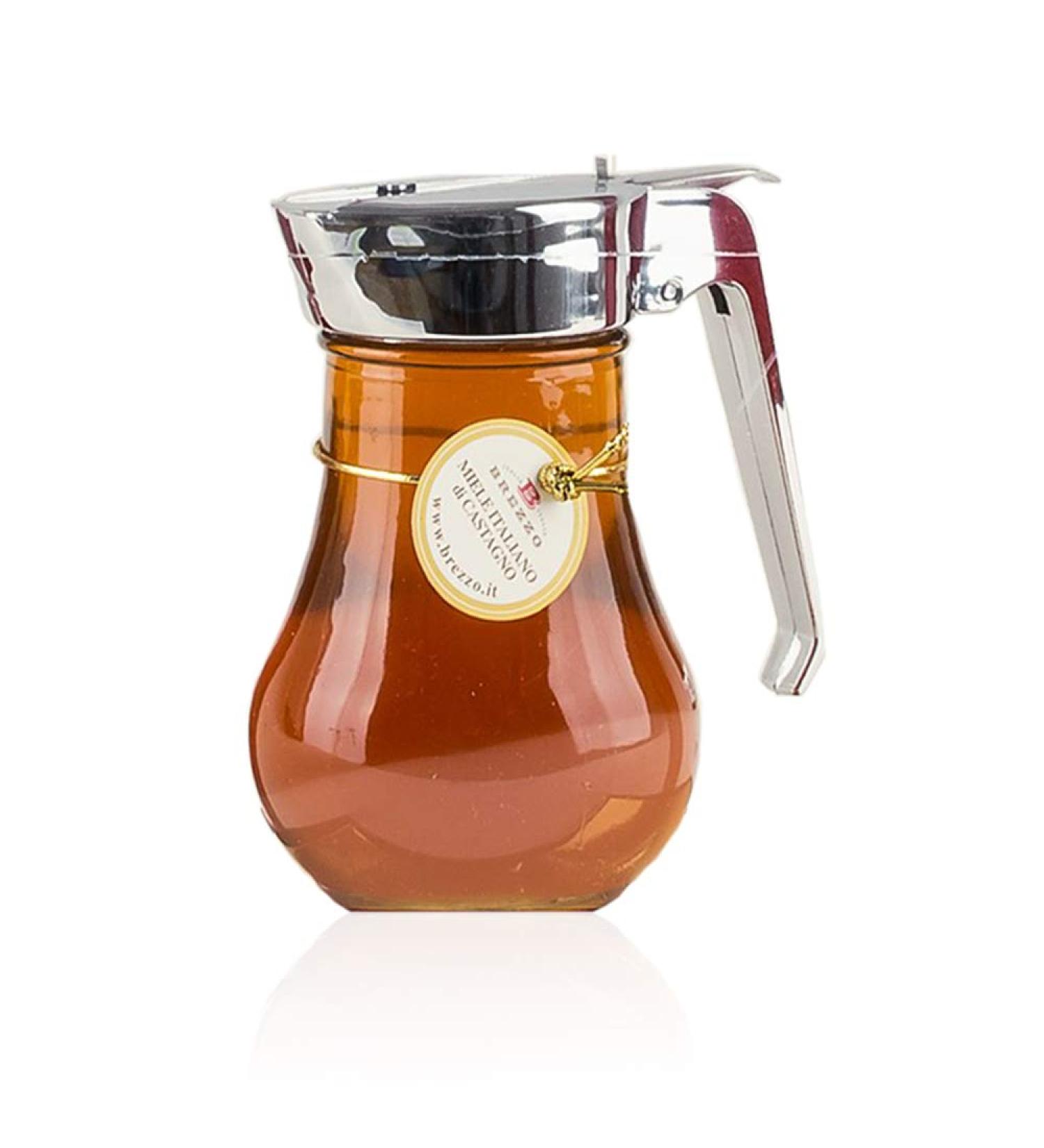 Raw Chestnut Honey with Dispenser 330g | Gift Box