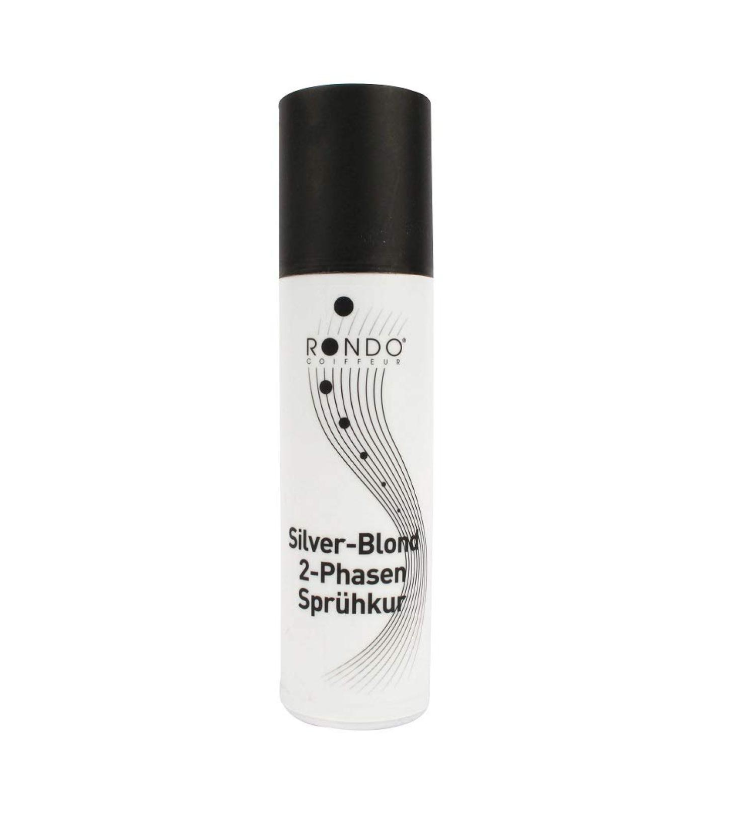 Rondo Silver Blond 2-Phase Spray Treatment 200ml Leave-In Treatment Spray Conditioner (1 piece) 200 ml (1 pack)
