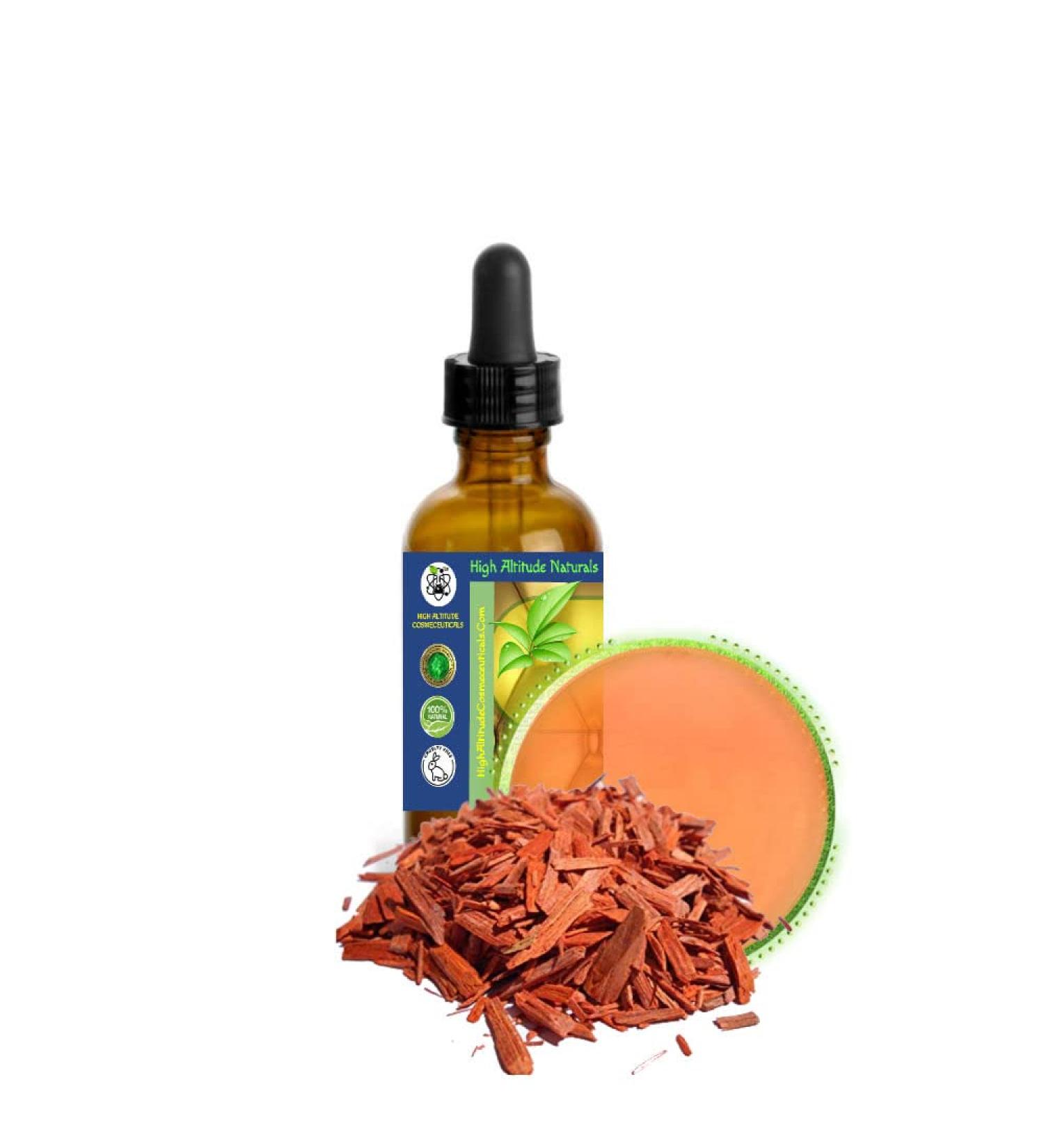 2oz (60ml) Red Sandalwood (Pterocarpus Santalinus) Hydrosol Extract (Distillate Floral Water) - Skin Toner Nourishing Hydration Astringent Anti-aging - Faint Woody and Slightly Sweet Aroma