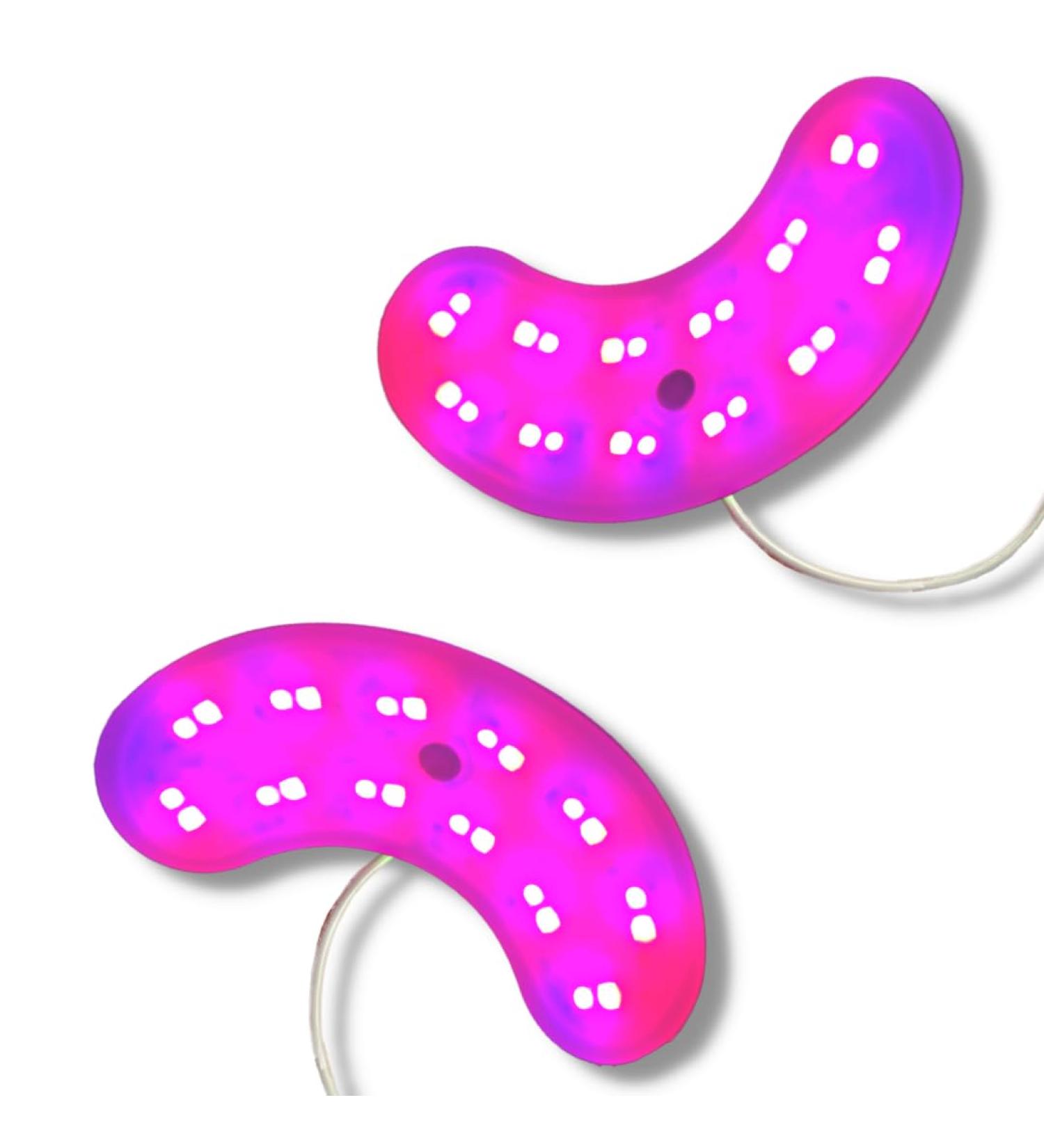 LUSTRE ClearSkin 3XPRESS Beauty Patches - Bean-shaped | Targeted area for blemish prone skin | Red & Blue light therapy beauty patches for face & body - Buy Online on GoSupps.com