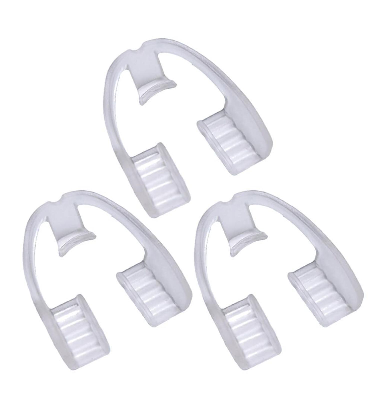Anti Grinding Teeth Night Guards 3Pcs M White - Mouth Guard for Grinding Teeth, Clenching, Sleep Aid - Buy Online on GoSupps.com