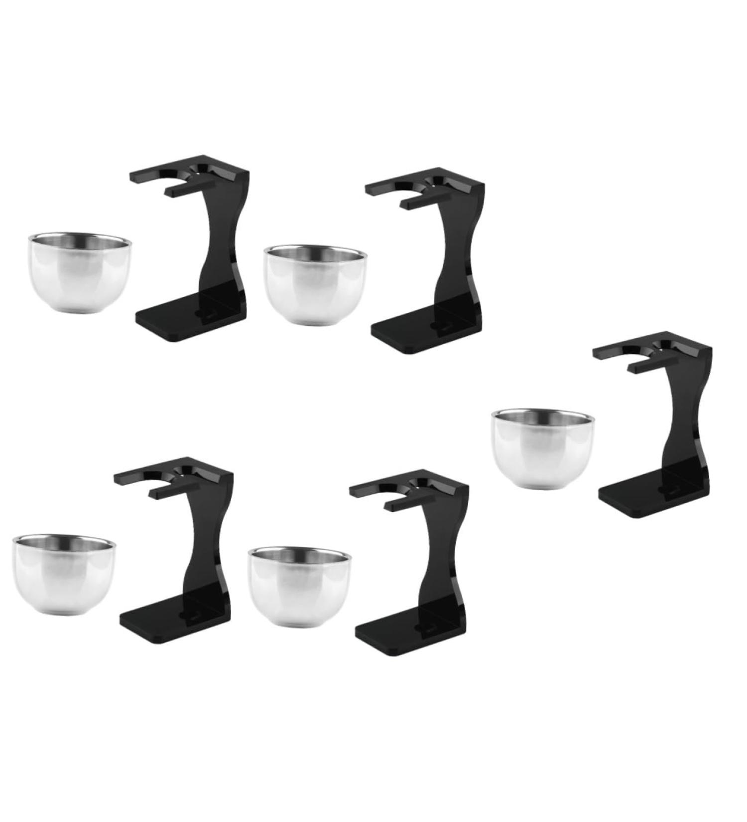 Frcolor 5 Sets Razor Bowl for Wet Shaving | Stainless Steel Shaving Foam Shell | Perfect Gift for Men - Buy Online on GoSupps.com