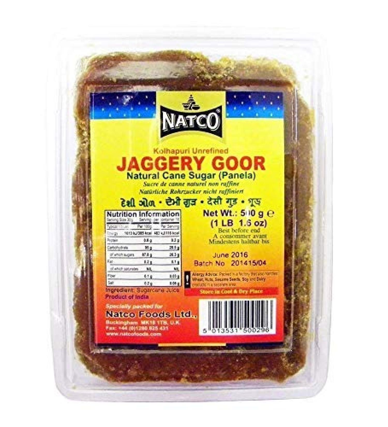 Natco Jaggery Goor 1 kg Pack of 4