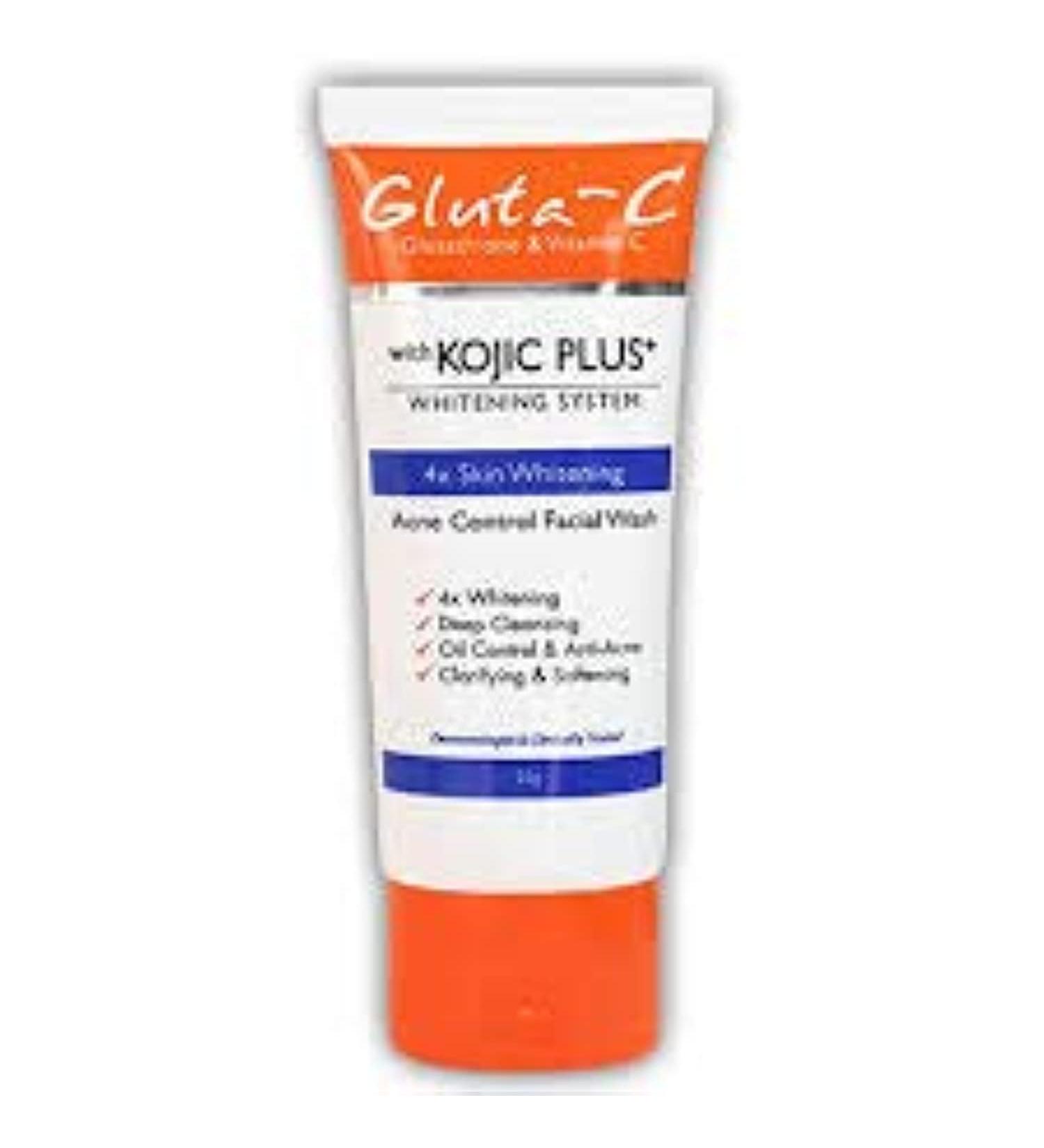 Gluta C Kojic Plus + Acne Facial Cleansing Gel 50 g - Buy Online on GoSupps.com