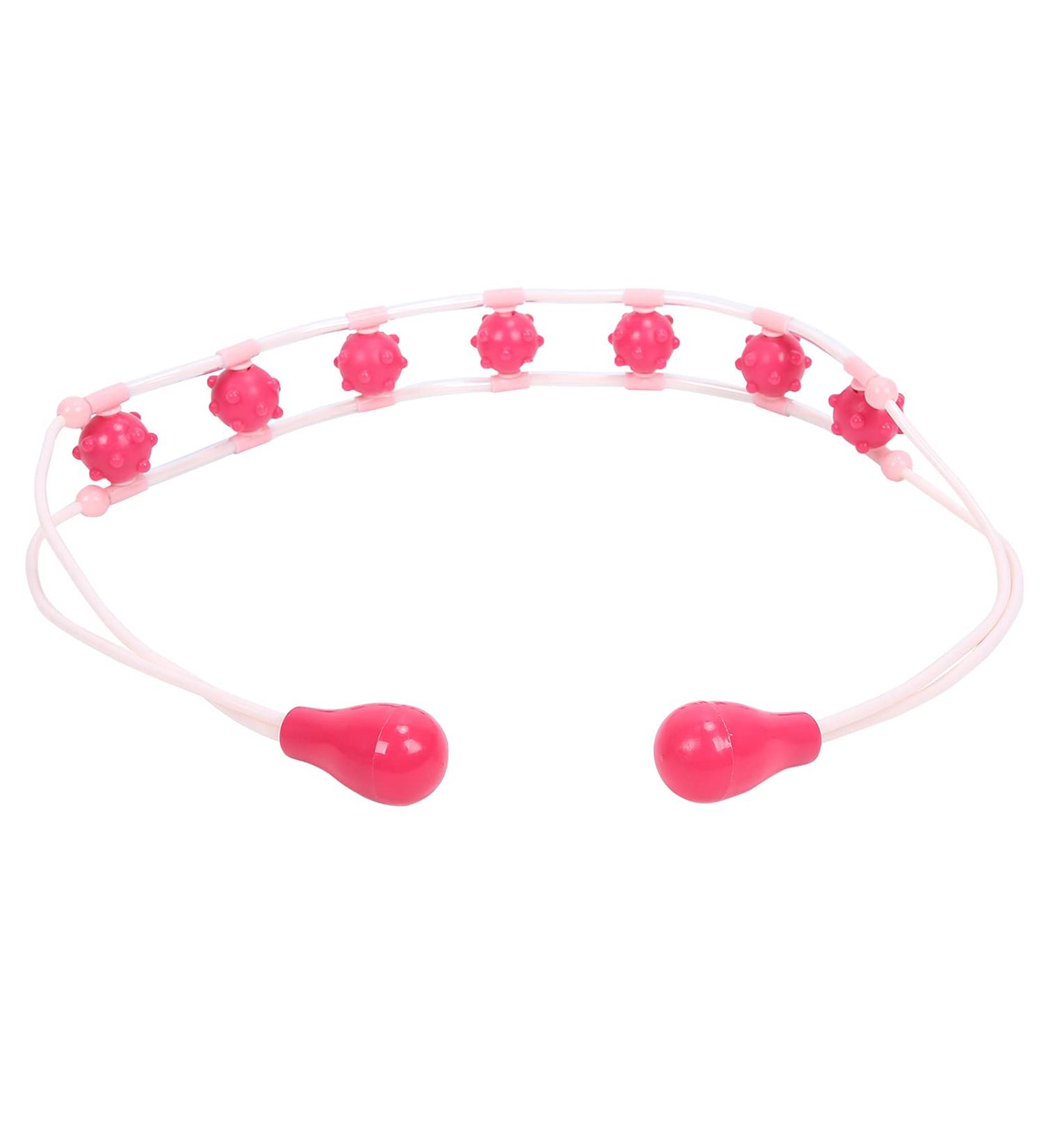 Role Massage Device with 7 Concave Convex Balls - 84 Massage Points for Back Shoulder & Waist - Perfect for Men & Women | International Shipping - Buy Online on GoSupps.com