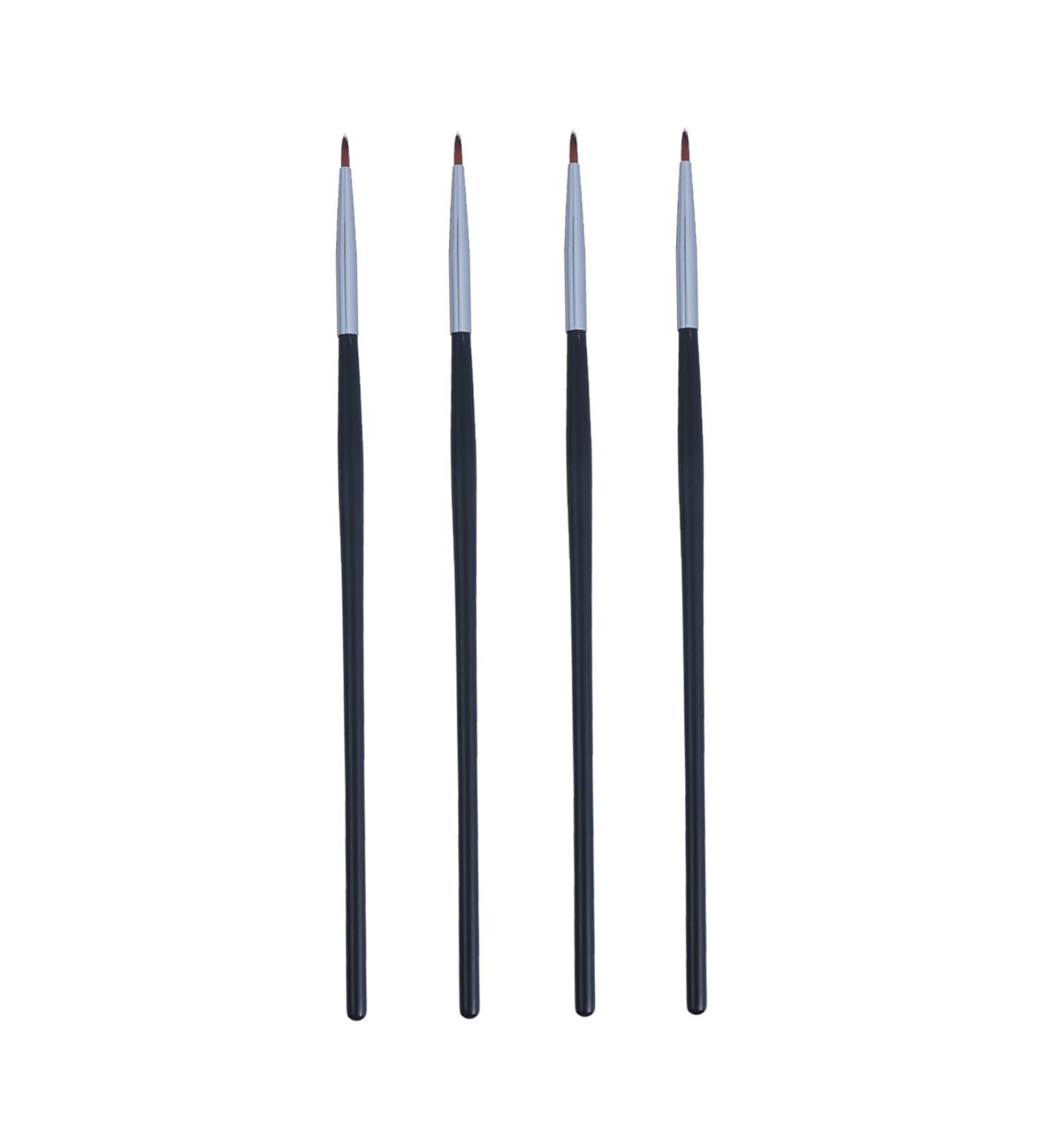 Didiseaon Thin Eyeliner Brush 4pcs Fine Eyeliner Brush Eyeliner Pencil Eyeshadow Applicator Cosmetic Brush Make up Eyebrow Line - Buy Online on GoSupps.com