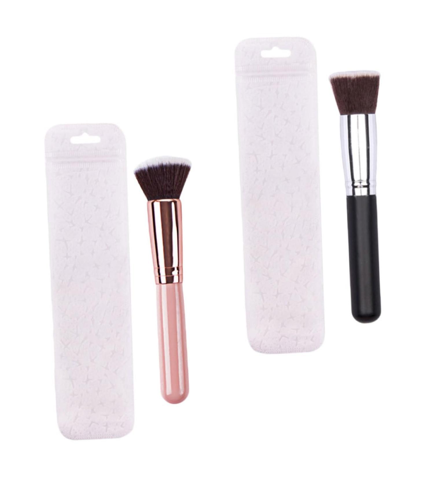 Beaupretty Foundation Makeup Brush flat head brush Powder Mineral Brush Foundation Cosmetics Brush Blush Powder Brush Foundation Brush soft blush brush rose gold sealed White Makeup - Buy Online on GoSupps.com